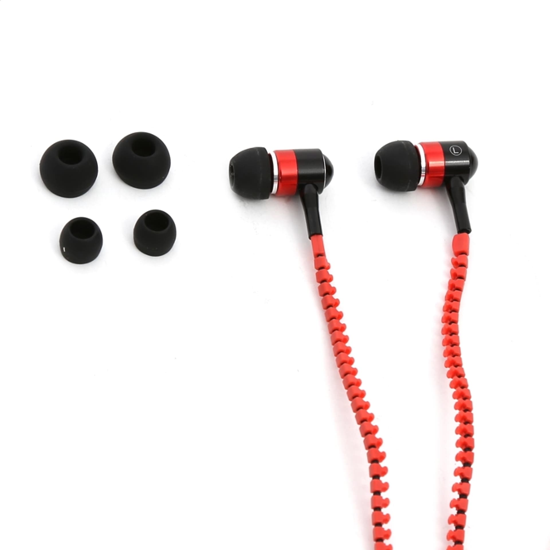 

FREESTYLE ZIP EARPHONES + MIC SŁUCHAWKI DOUSZNE Z MIKROFONEM ZIP RED [41802] TE