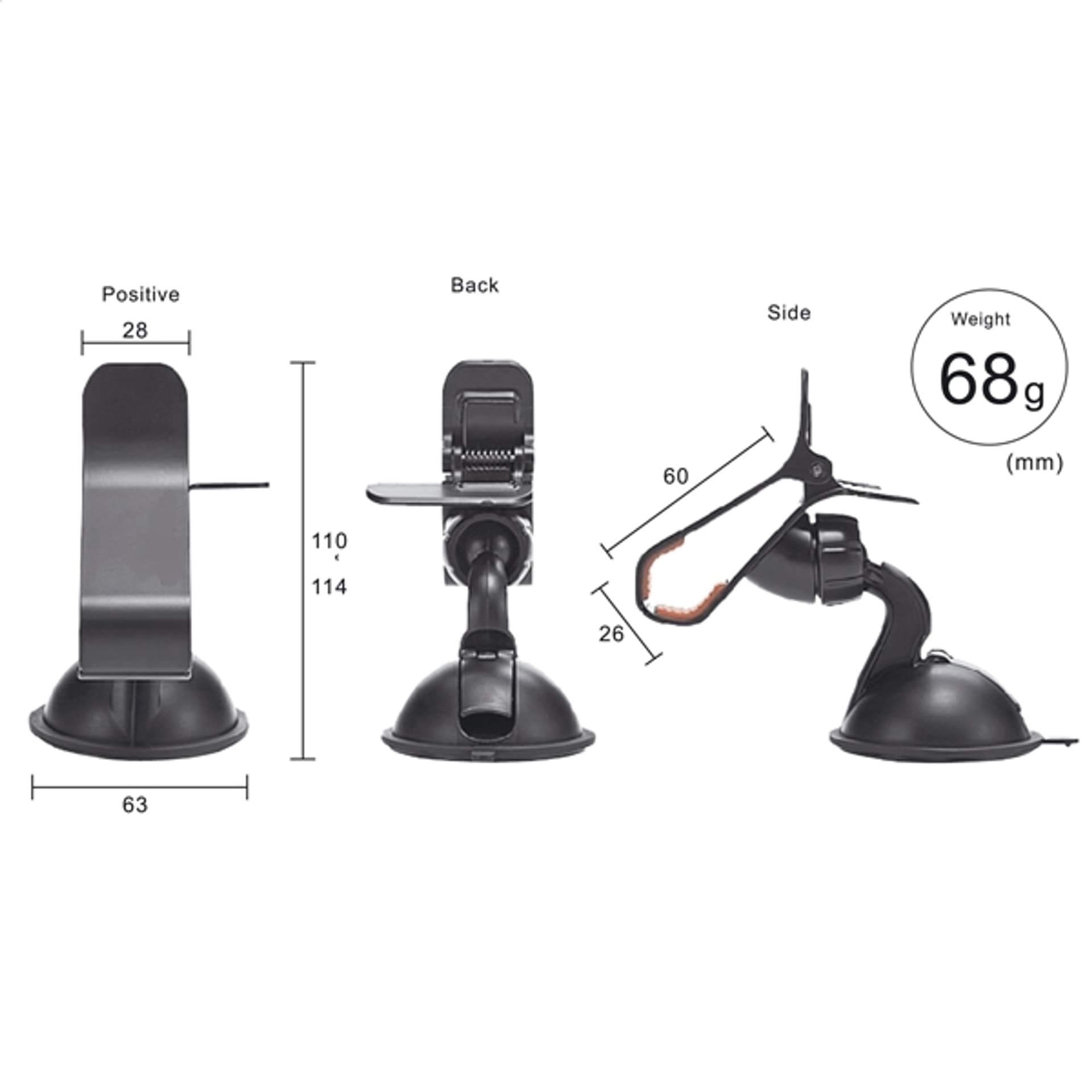 

FIESTA UNIVERSAL CAR HOLDER UCHWYT SAMOCHODOWY SHEARS UNIWERSALNY UCHWYT SAMOCHODOWY SHEARS BLACK [41720]