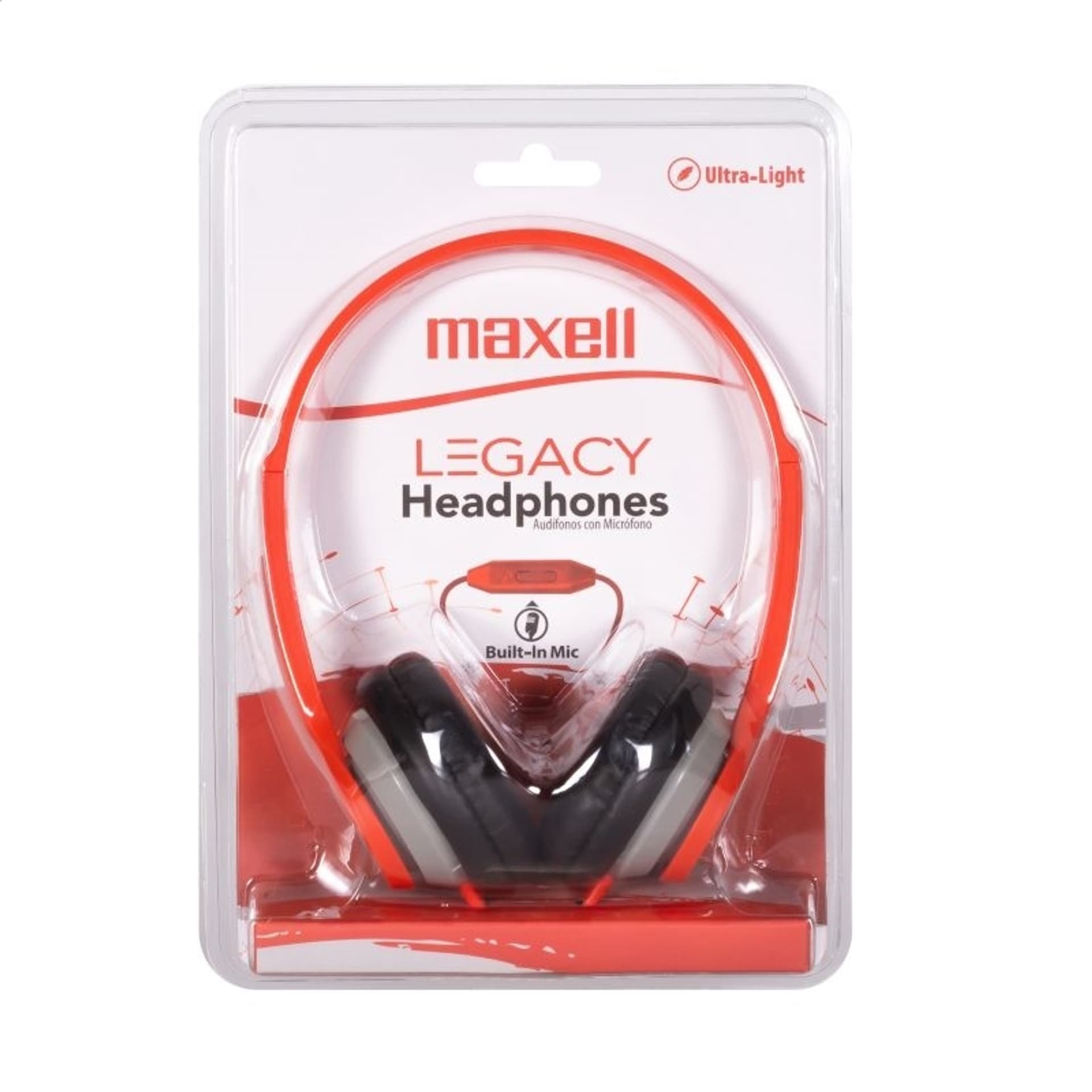 

MAXELL HEADPHONES HP-360 MIDSIZE LEGACY MIC RED 348112.00.CN