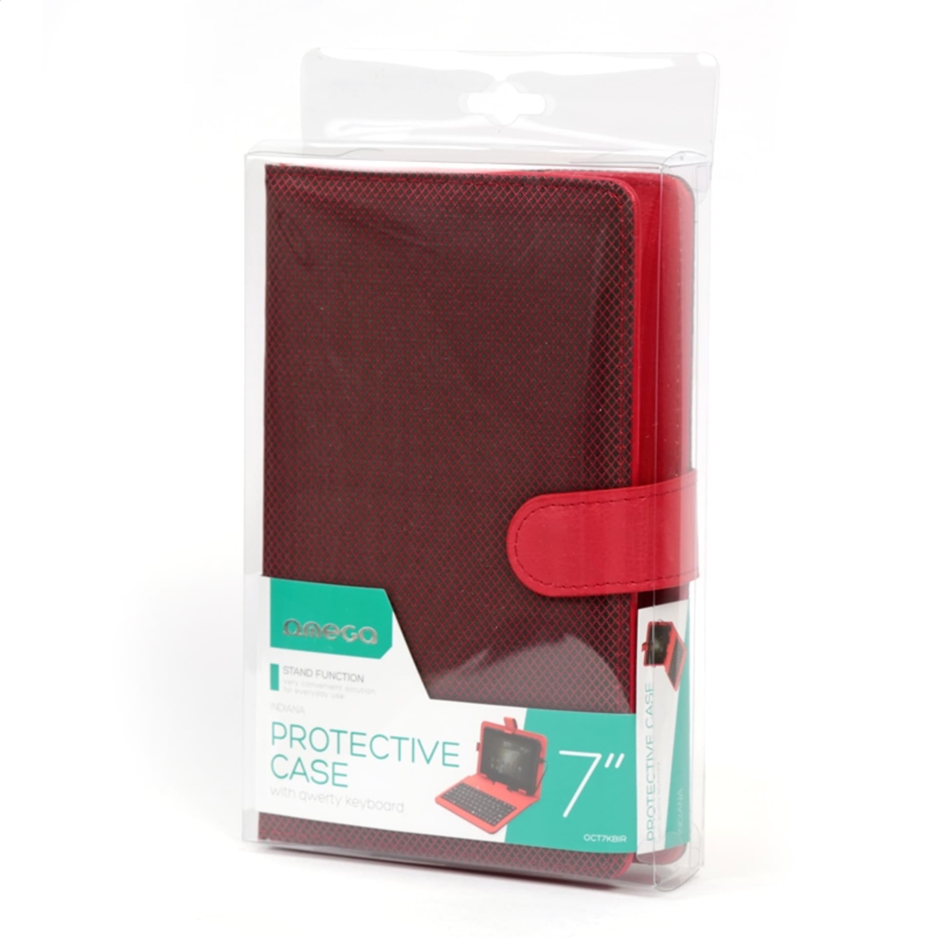 

OMEGA ETUI NA TABLET 7 INDIANA Z QWERTY KLAWIATURA Z MICRO USB/ RED 41834