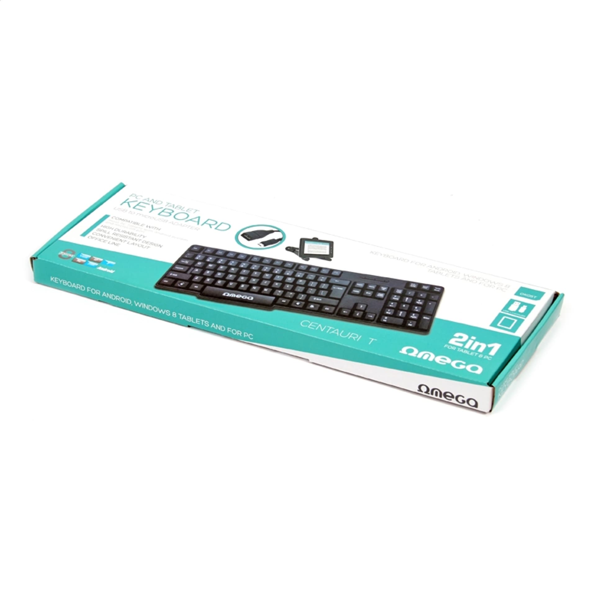 

OMEGA KEYBOARD KLAWIATURA PRZEWODOWA US VERSION USB [41829]