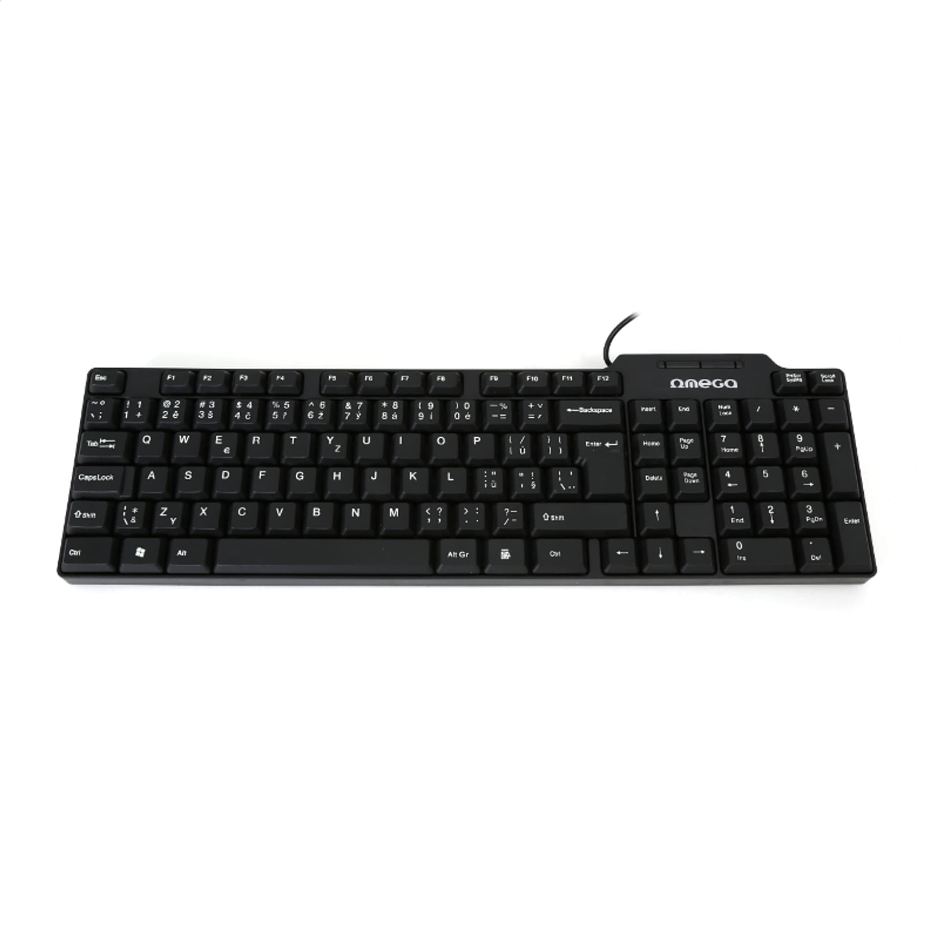 

OMEGA KEYBOARD KLAWIATURA PRZEWODOWA CZ SK CZECH AND SLOVAK VERSION USB [45586]