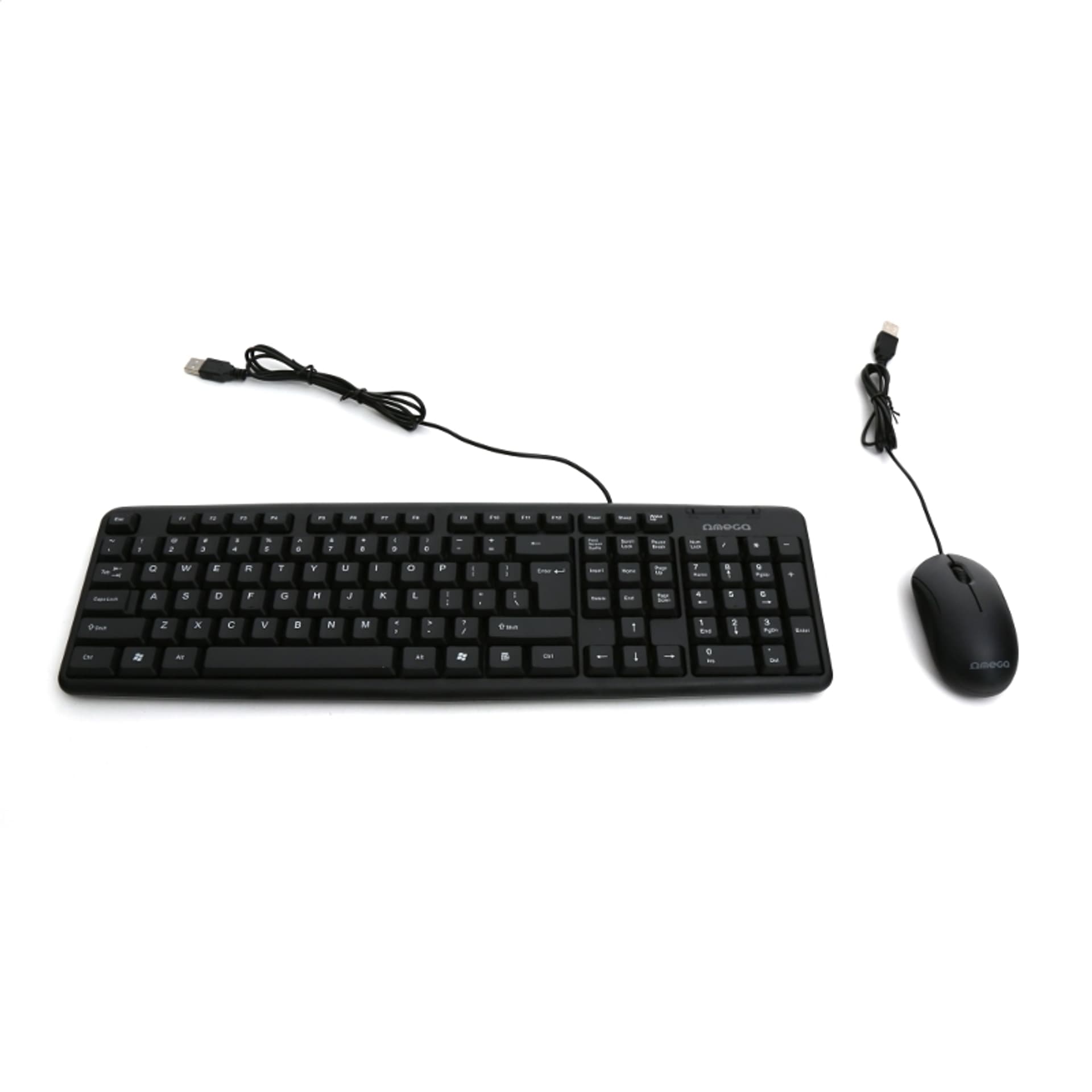 

OMEGA KEYBOARD US + MOUSE SET ZESTAW PRZEWODOWY KLAWIATURA + MYSZ USB BLACK [42000]