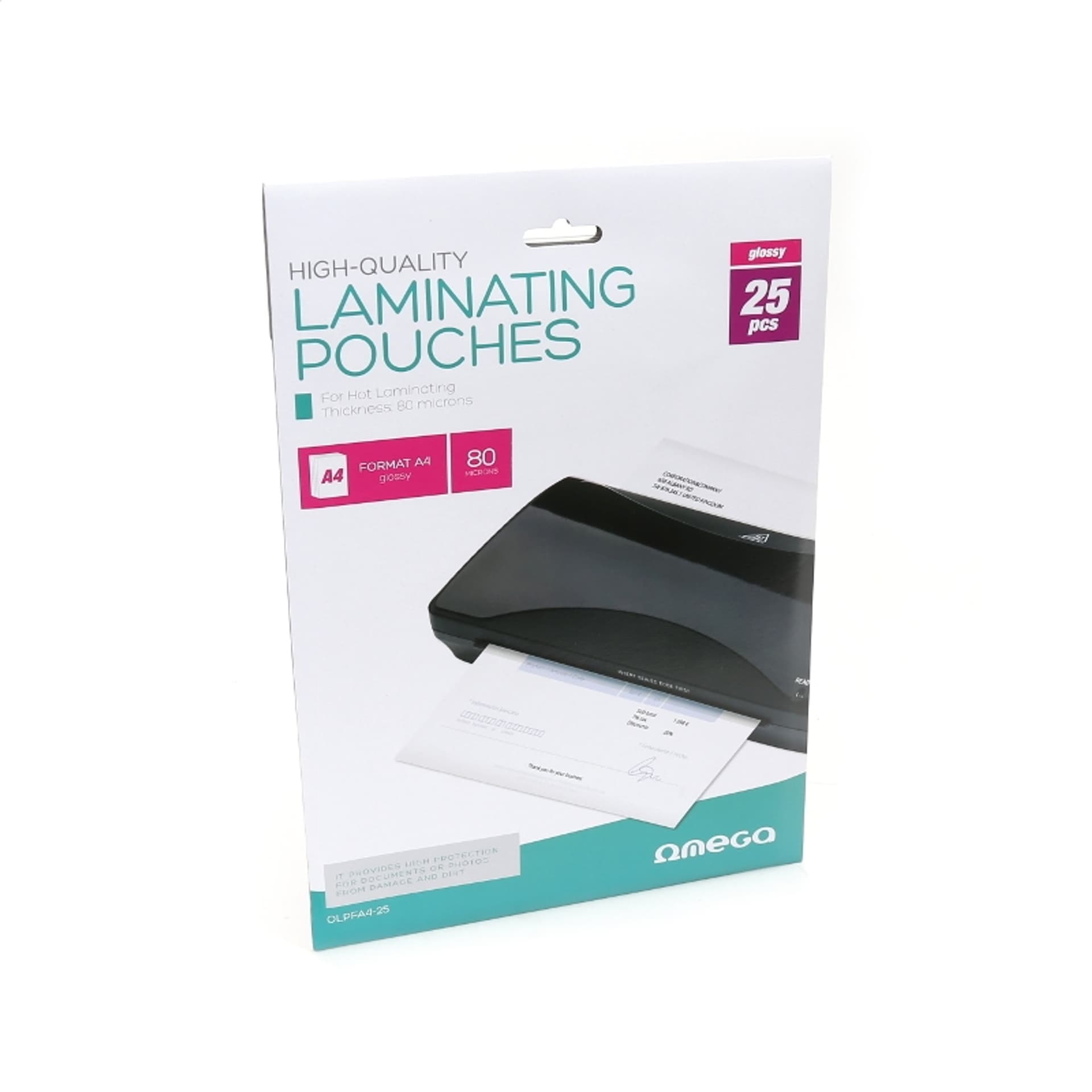 

OMEGA LAMINATOR FILM FOLIA A4 25 PCS [43502]