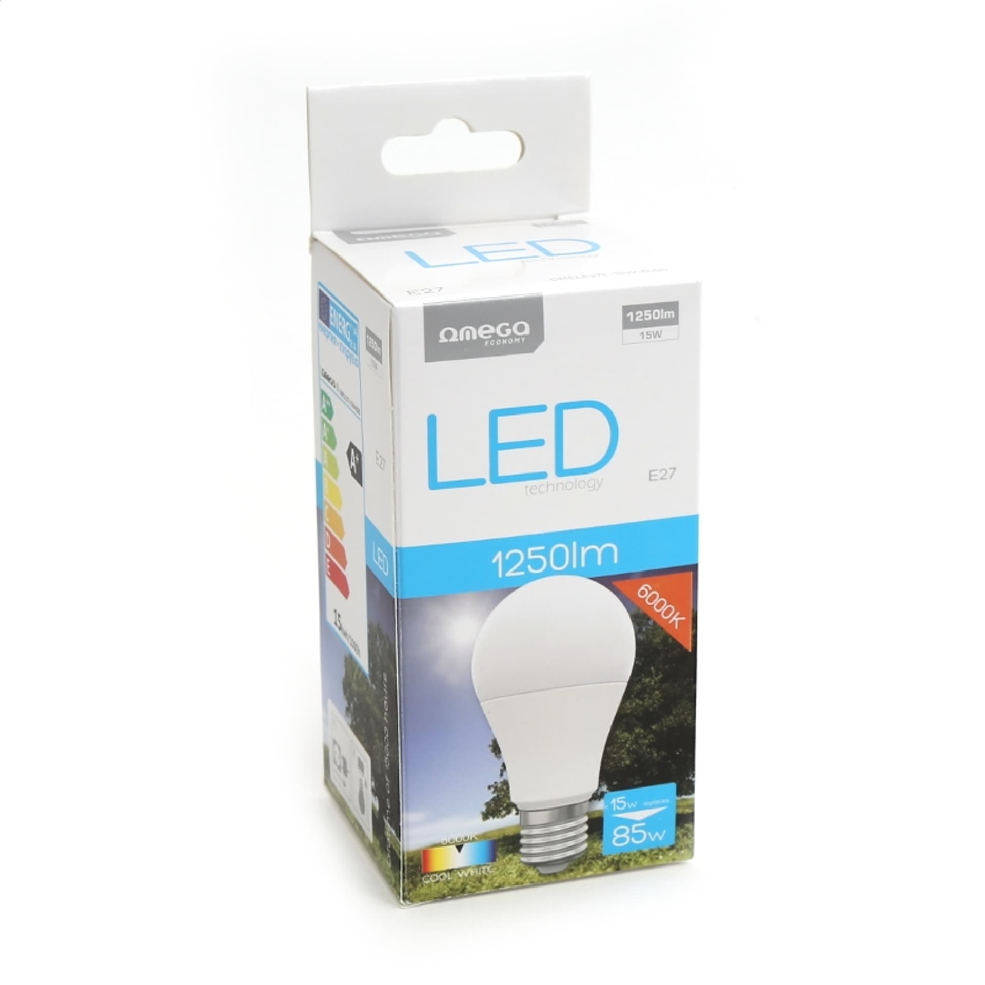 

OMEGA LED BULB ŻARÓWKA LED ECO 6000K E27 15W 220-250V [42583]