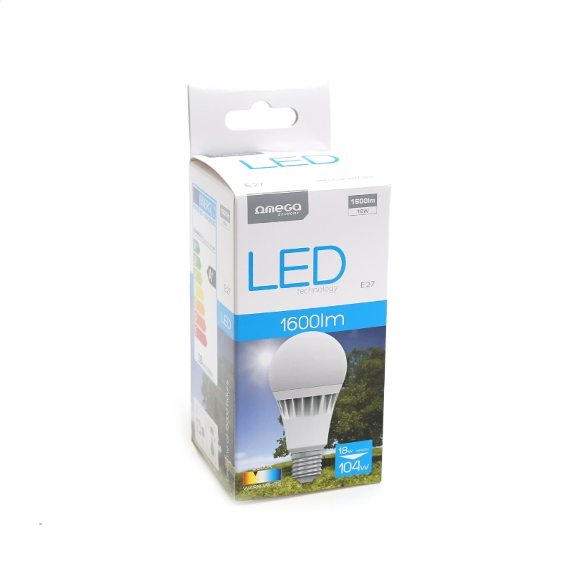 

OMEGA LED BULB ŻARÓWKA LED ECO 2800K E27 18W 220-240V [43360]