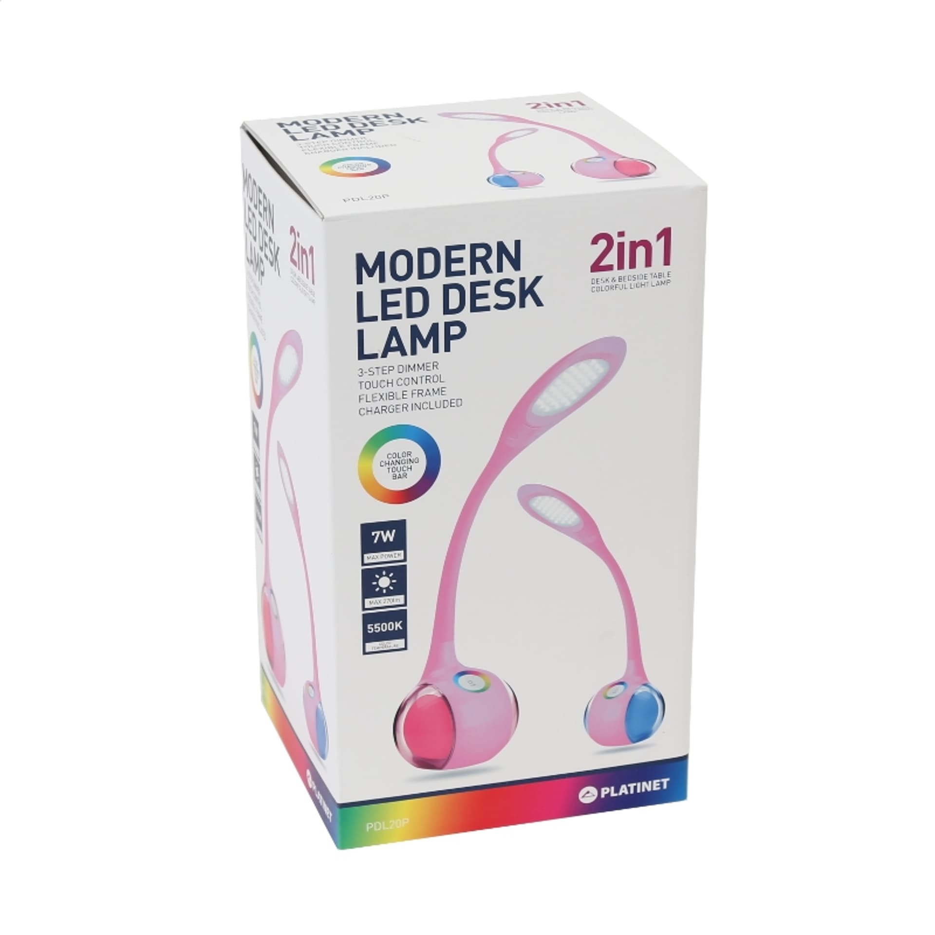 

PLATINET DESK LAMP LAMPKA BIURKOWA LED 7W NIGHT LIGHT PINK [43736]