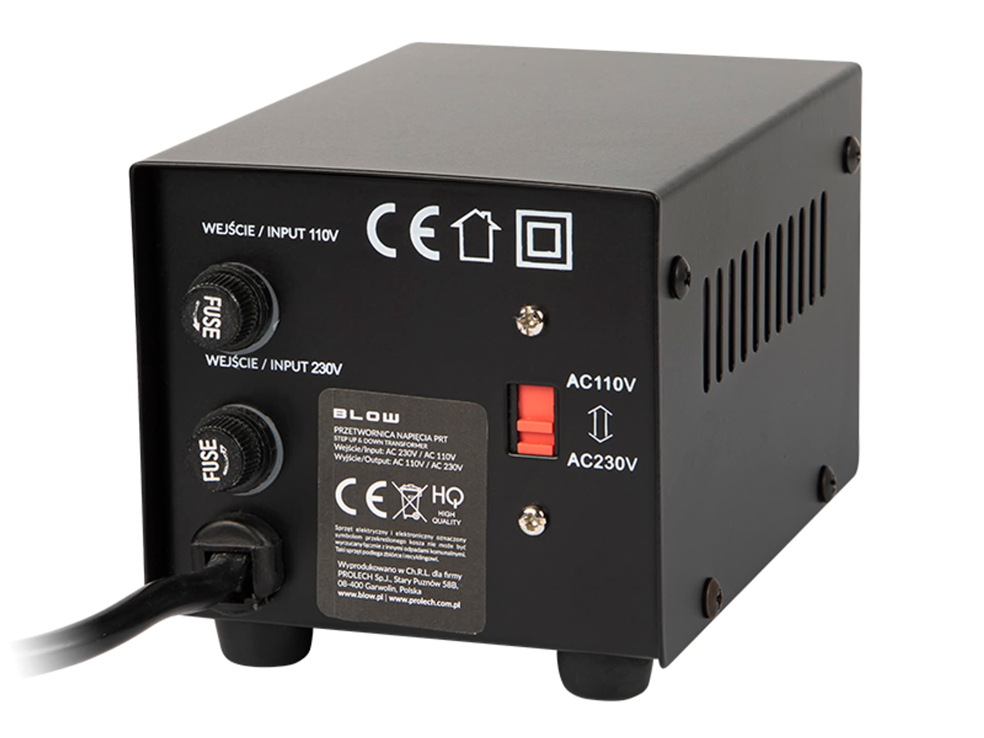 

3860# Przetwornica 230v -->110v prt-100w