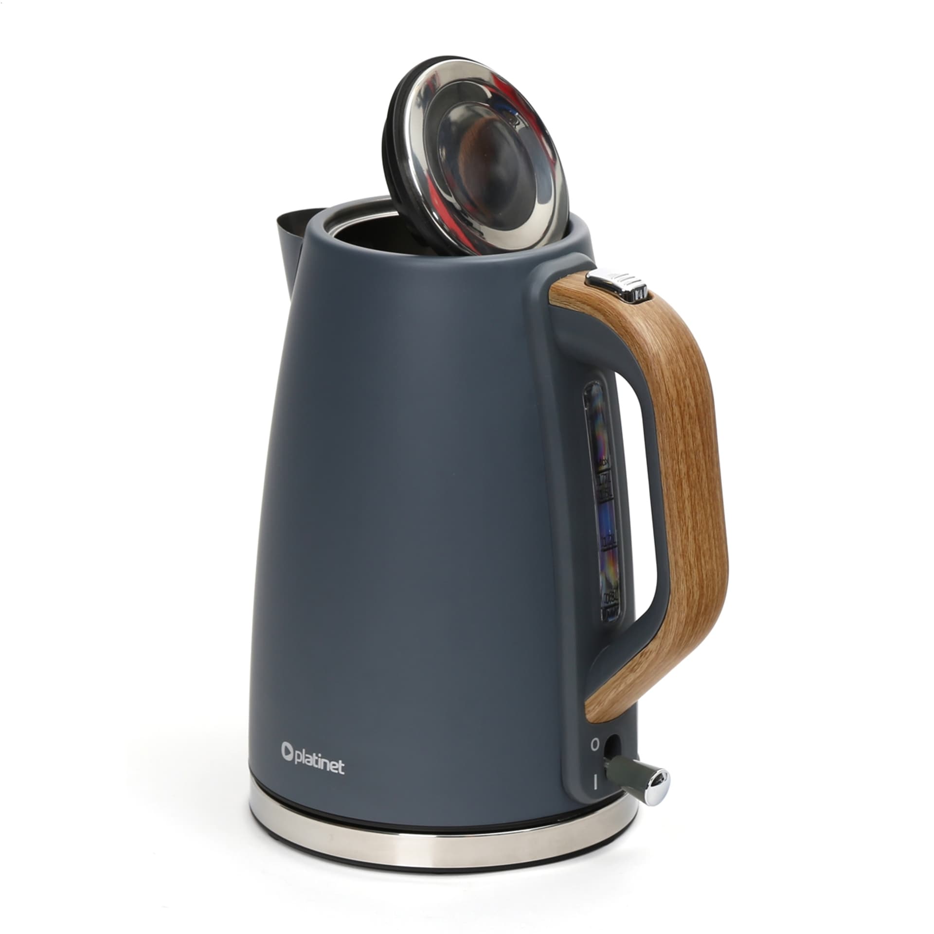 

PLATINET ELECTRIC KETTLE CZAJNIK ELEKTRYCZNY VELVET WOODEN GRAY [45464]