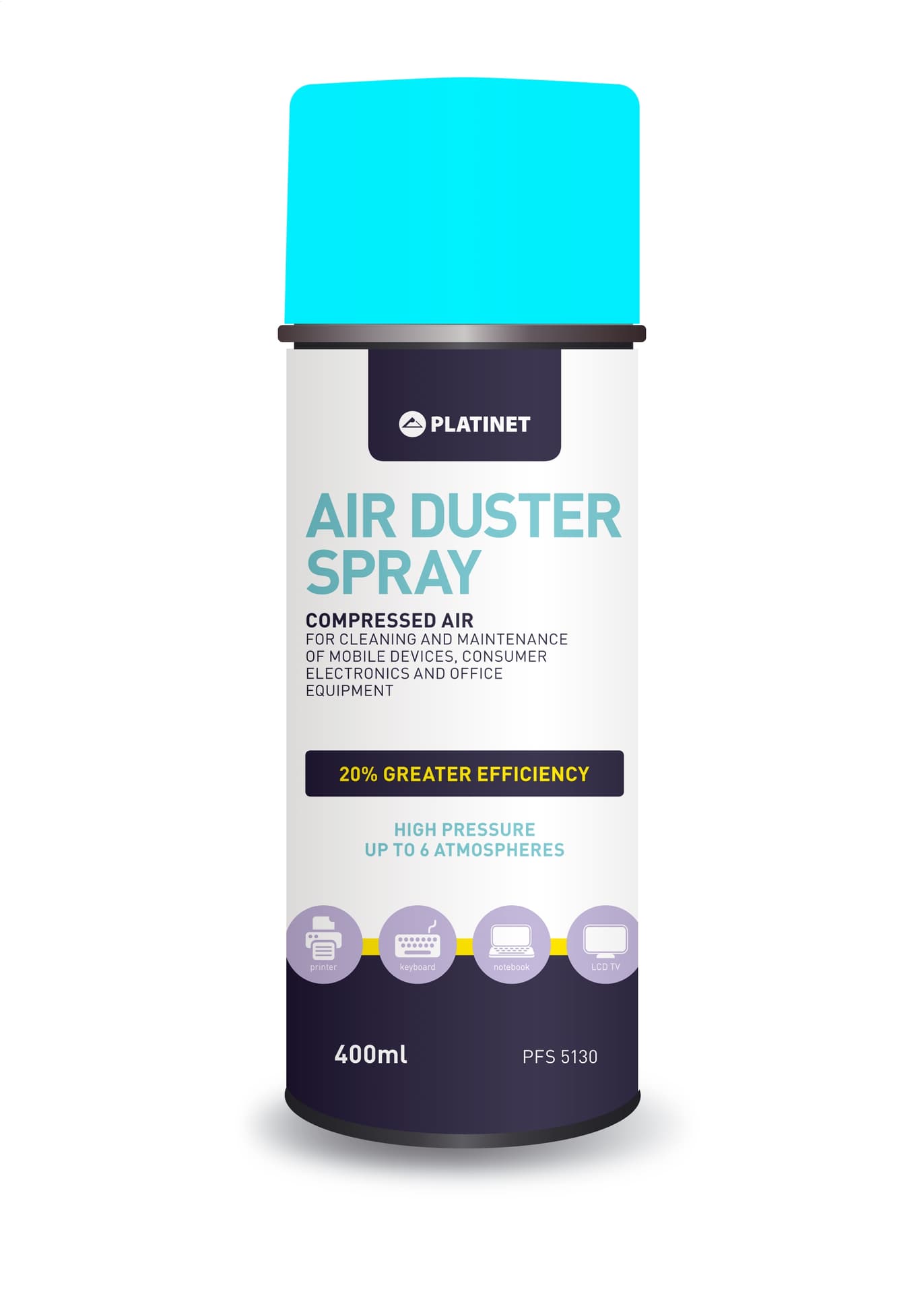 

PLATINET AIR DUSTER SPRĘŻONE POWIETRZE 400ML PFS5130 [42610]