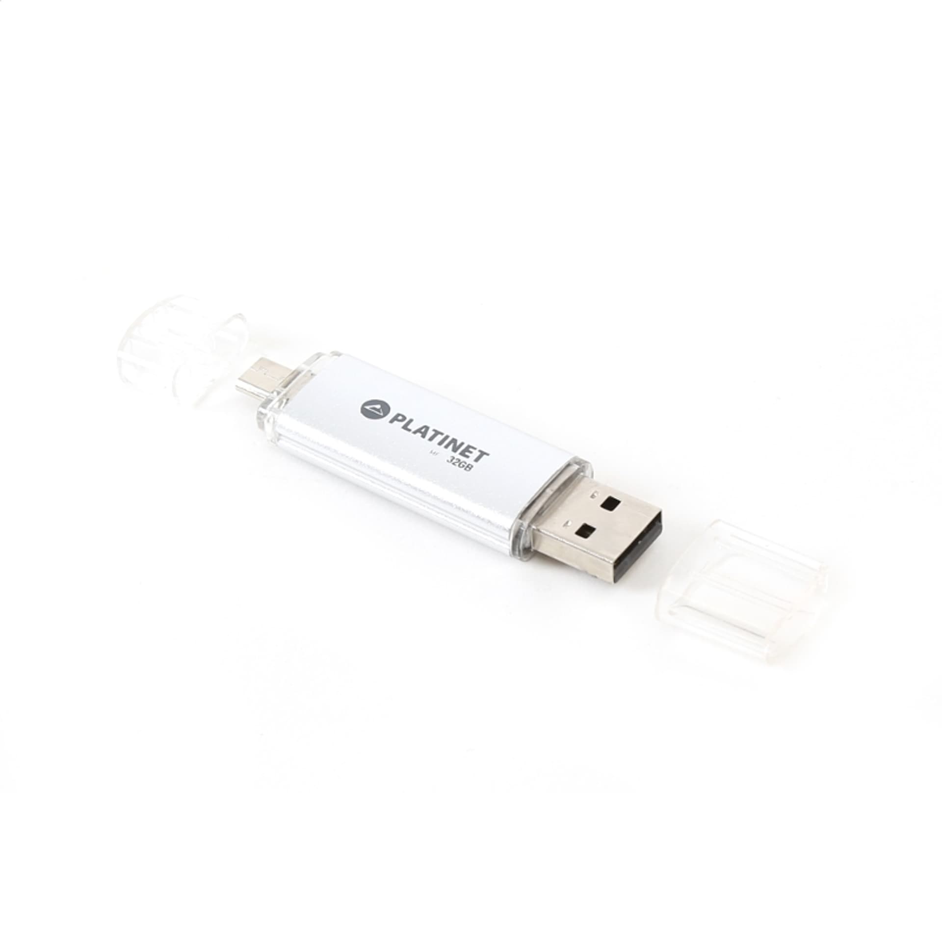 

PLATINET ANDROID PENDRIVE USB 2.0 AX-Depo 32GB + microUSB for tablets SILVER [43198]