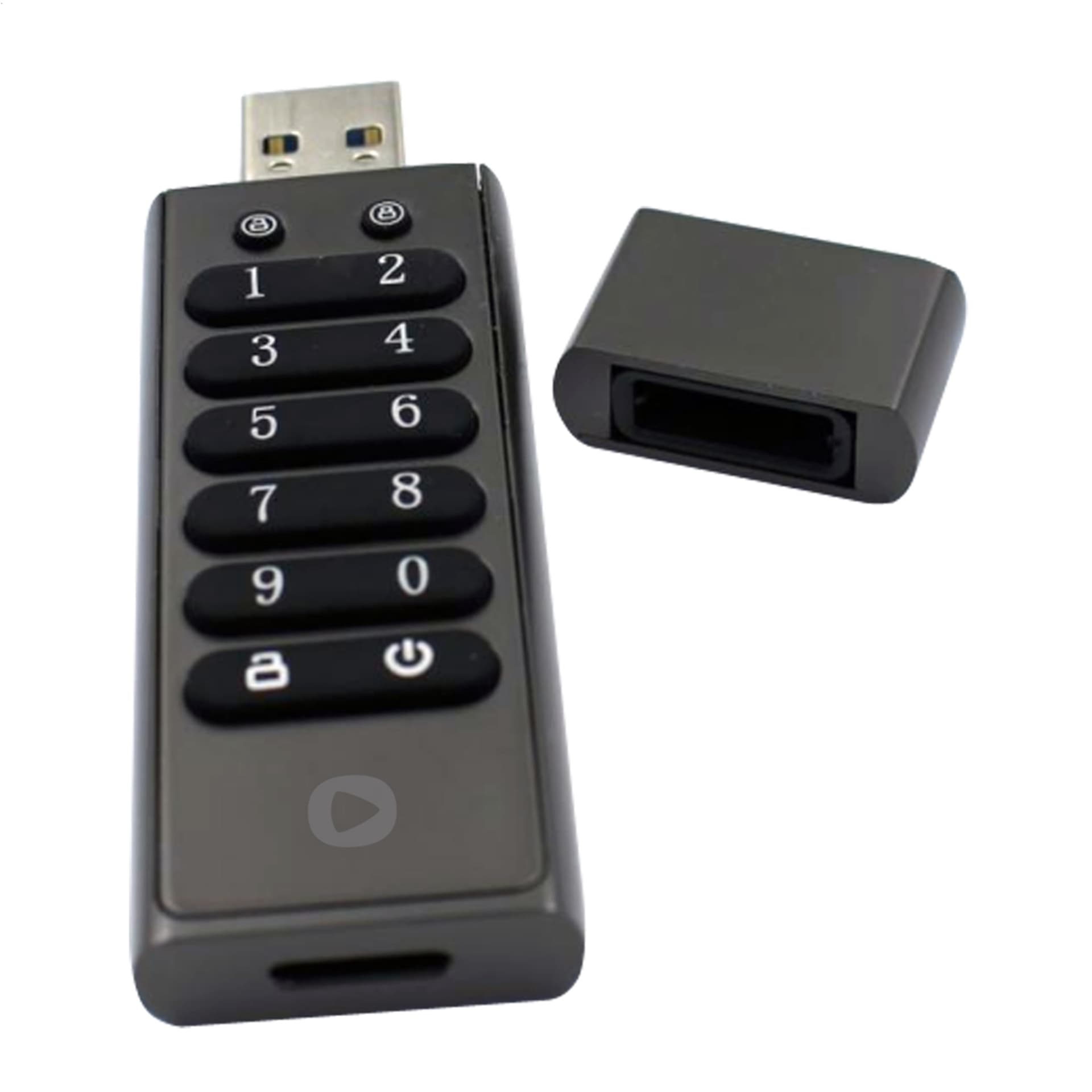 

PLATINET PENDRIVE USB 3.2 PIN-DEPO METAL HARDWARE ENCRYPTED AES 256 BIT 128GB [45809]