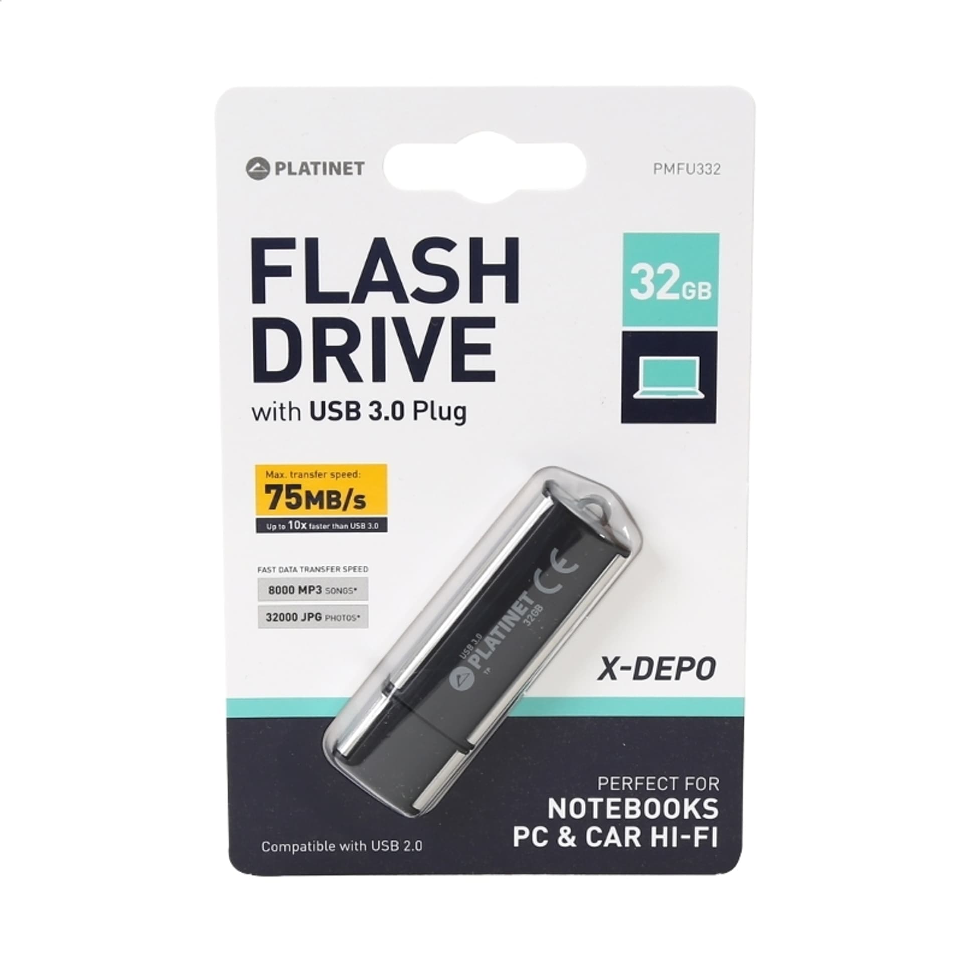 

PLATINET PENDRIVE USB 3.2 X-DEPO 32GB [41448]