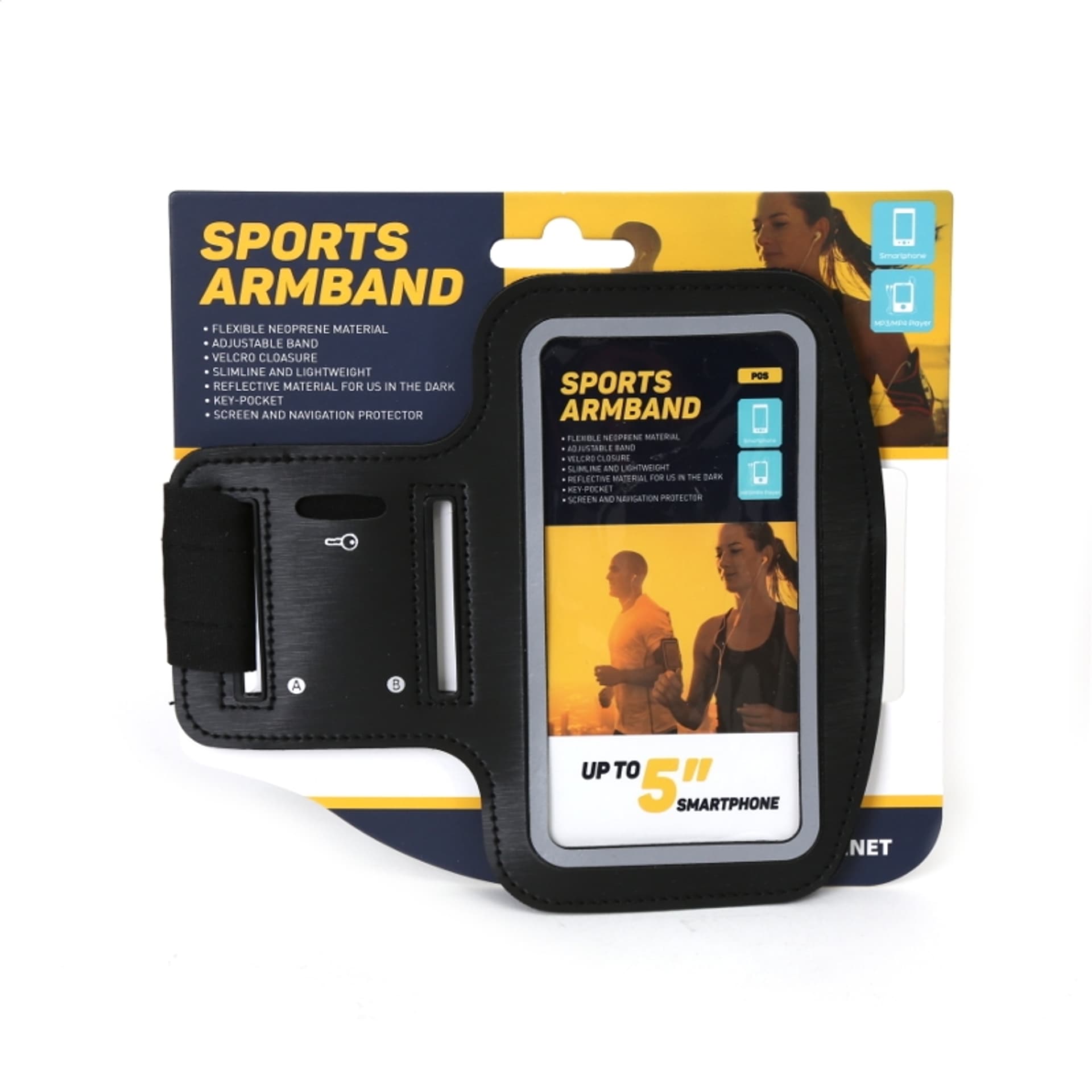 

PLATINET SPORTOWA OPASKA NA SMARTPHONE NA RAMIĘ/ SPORT ARMBAND BLACK 42053