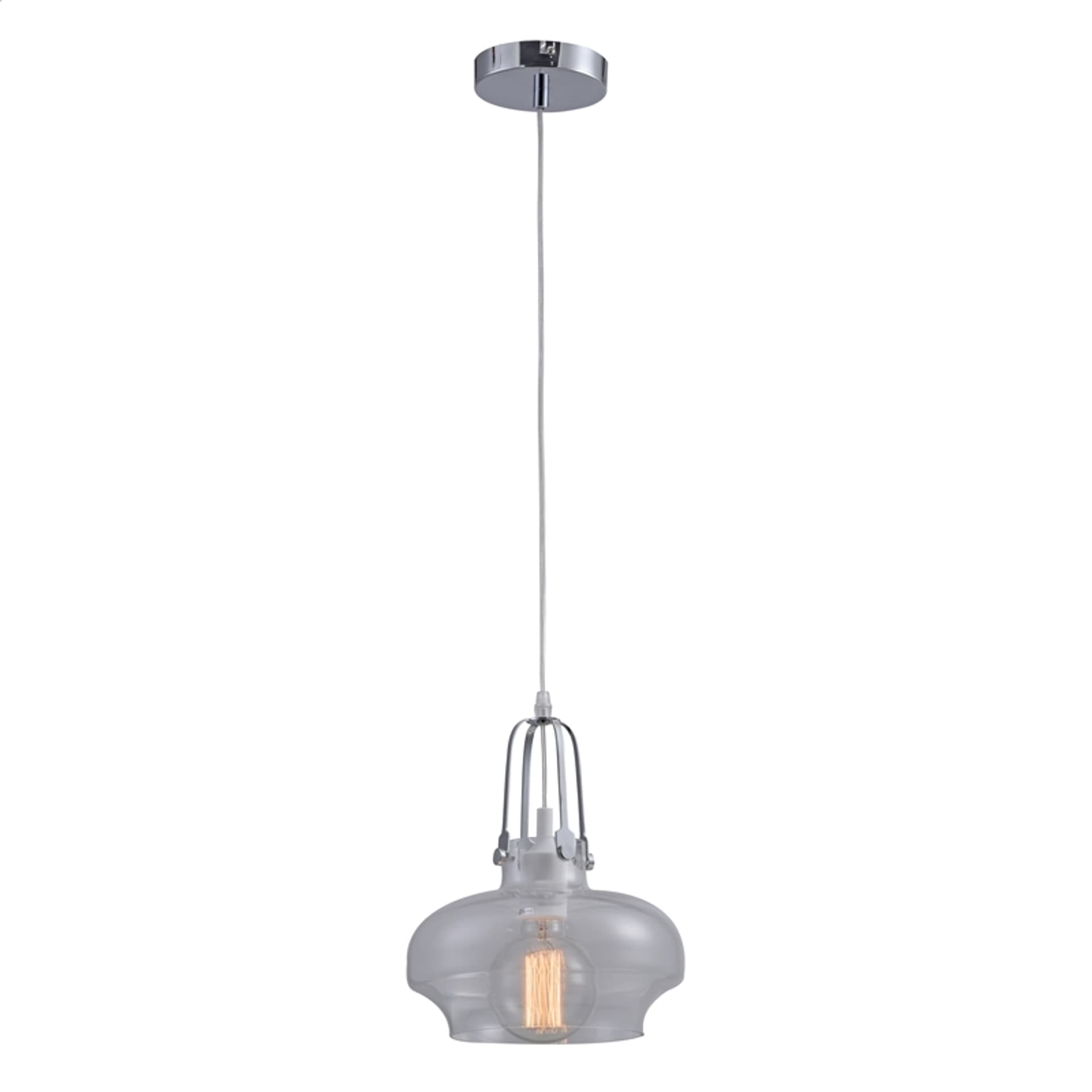 

PLATINET PENDANT LAMP LAMPA SUFITOWA ARTEMIS P150402L E27 GLASS+CLEAR 35x30 [44010]