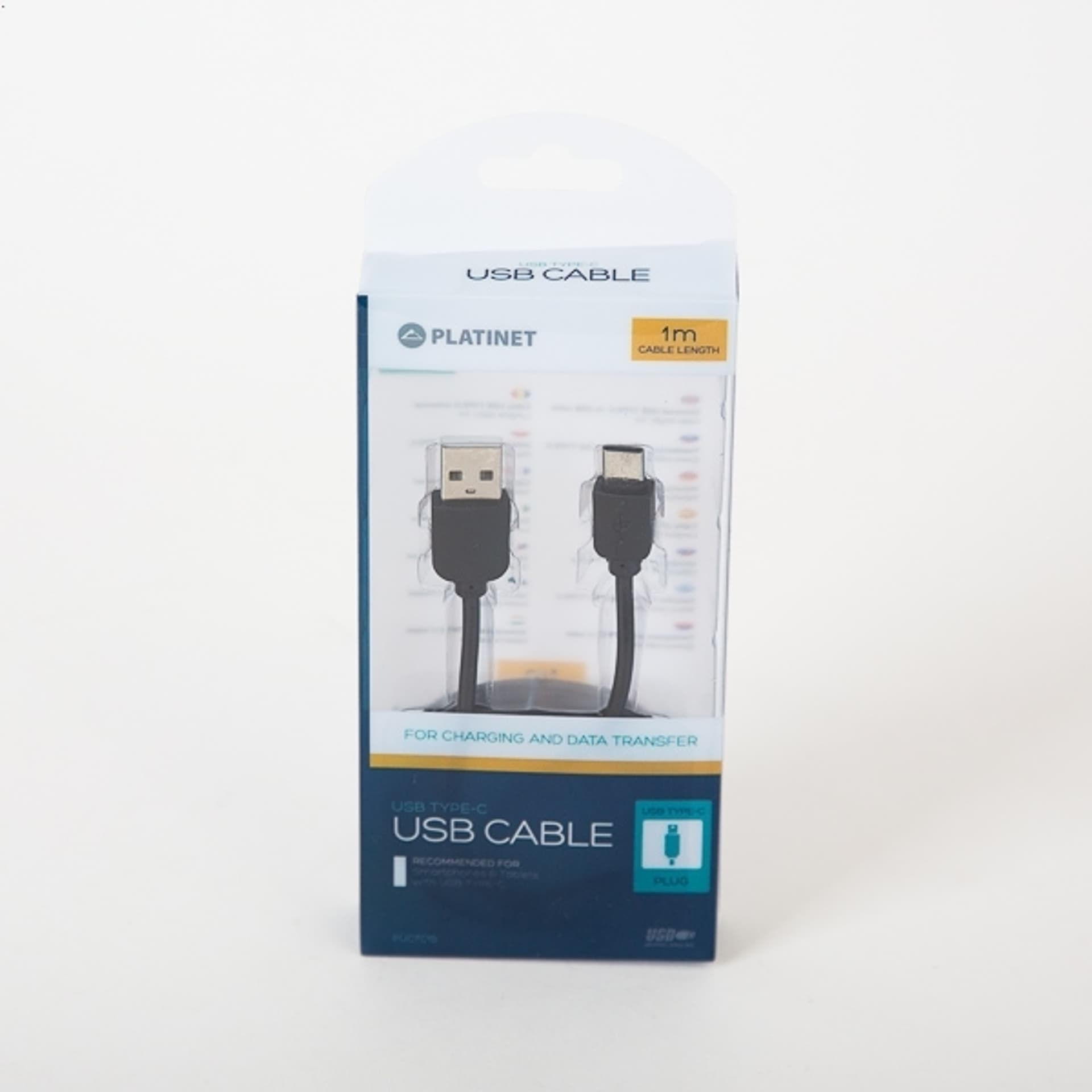 

PLATINET ARES USB TYPE-C TO USB CABLE KABEL 2A 1M BLACK [43967]
