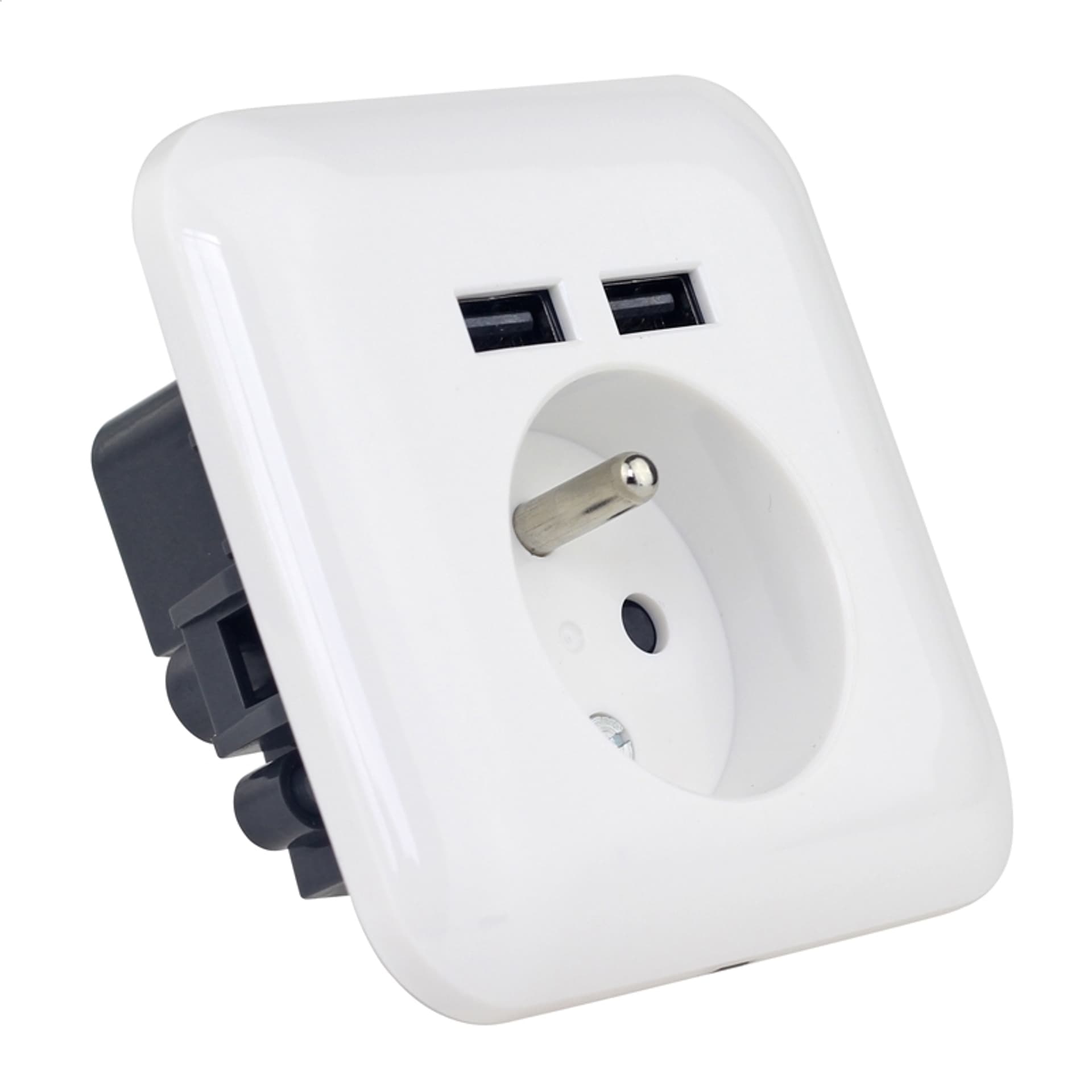 

PLATINET WALL SOCKET FRENCH + 2 USB 2.1A [43964]