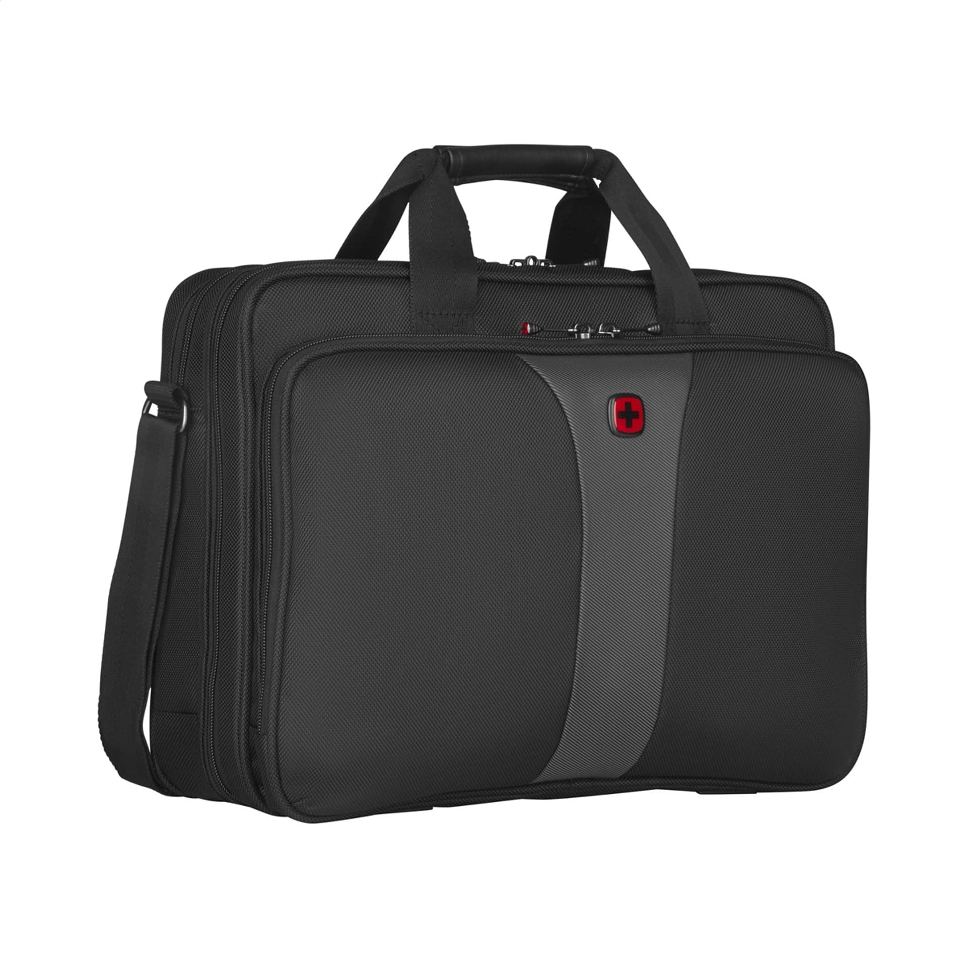 

Wenger Legacy 16 Double Gusset Computer Case Black/Gray (R) 600648, R) 60064