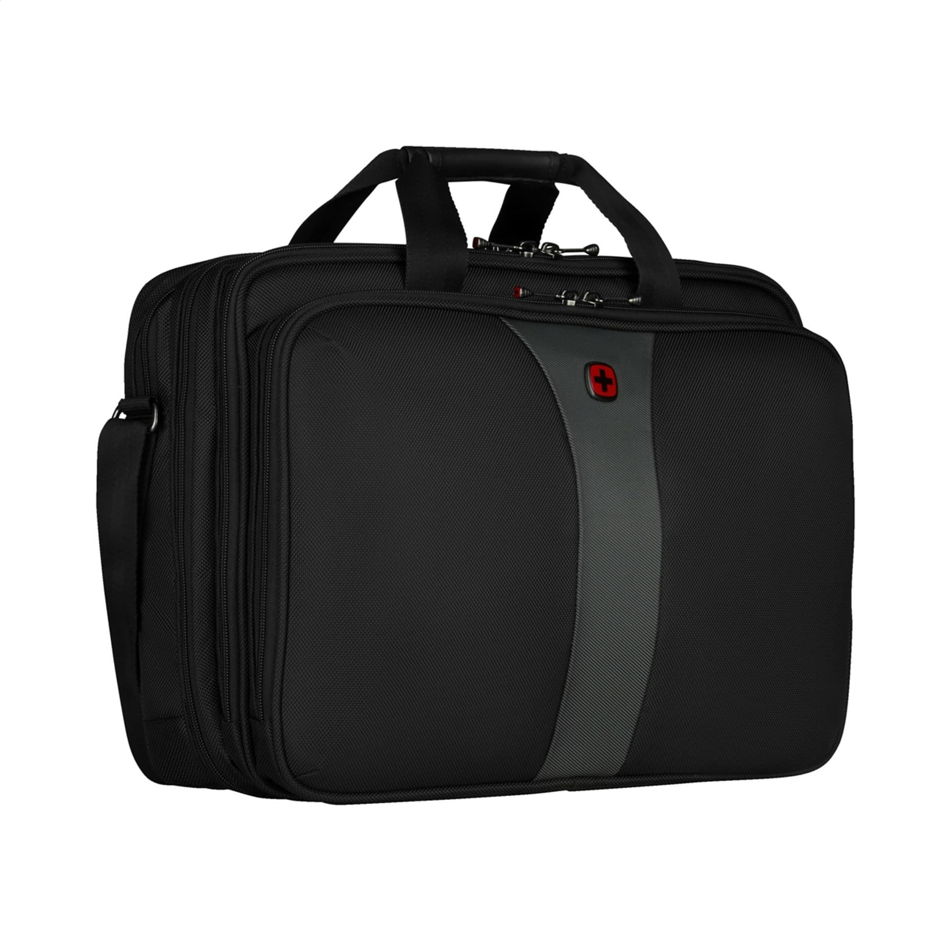 

Wenger Legacy 17 Triple Gusset Brief Black/Gray (R) 600655, R) 60065