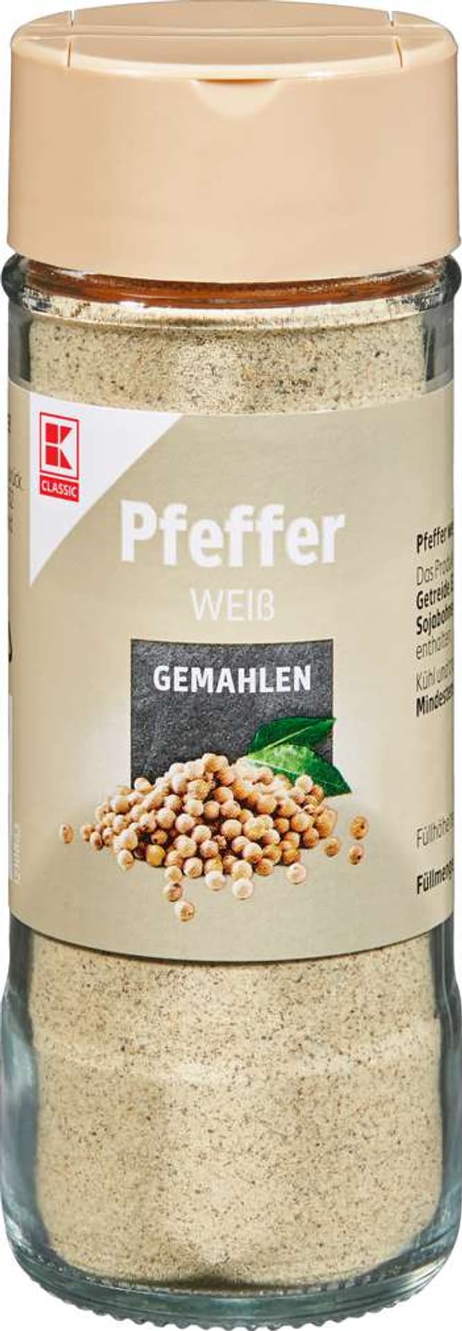 

K-Classic Pieprz Biały Mielony 50 g