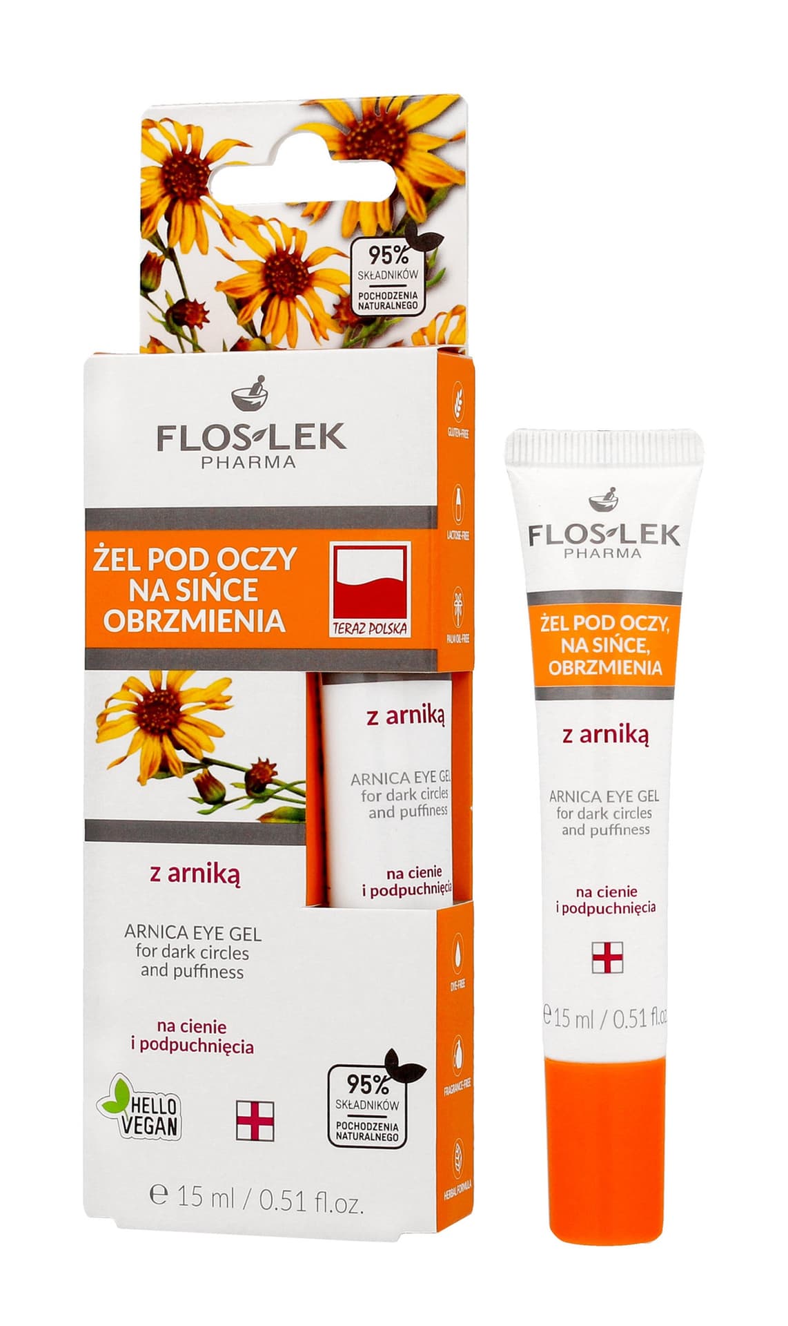 

Floslek Pharma Żel z arniką pod oczy na sińce i obrzmienia 15ml