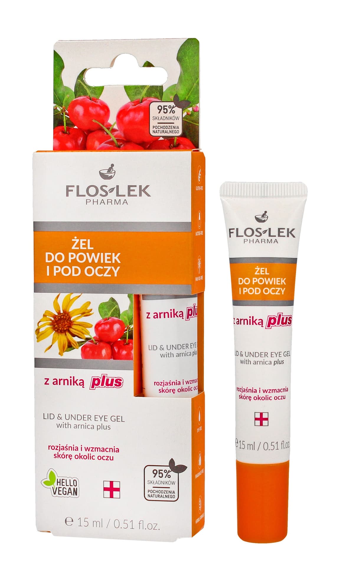 

Floslek Pharma Żel z Arniką Plus do powiek i pod oczy 15ml