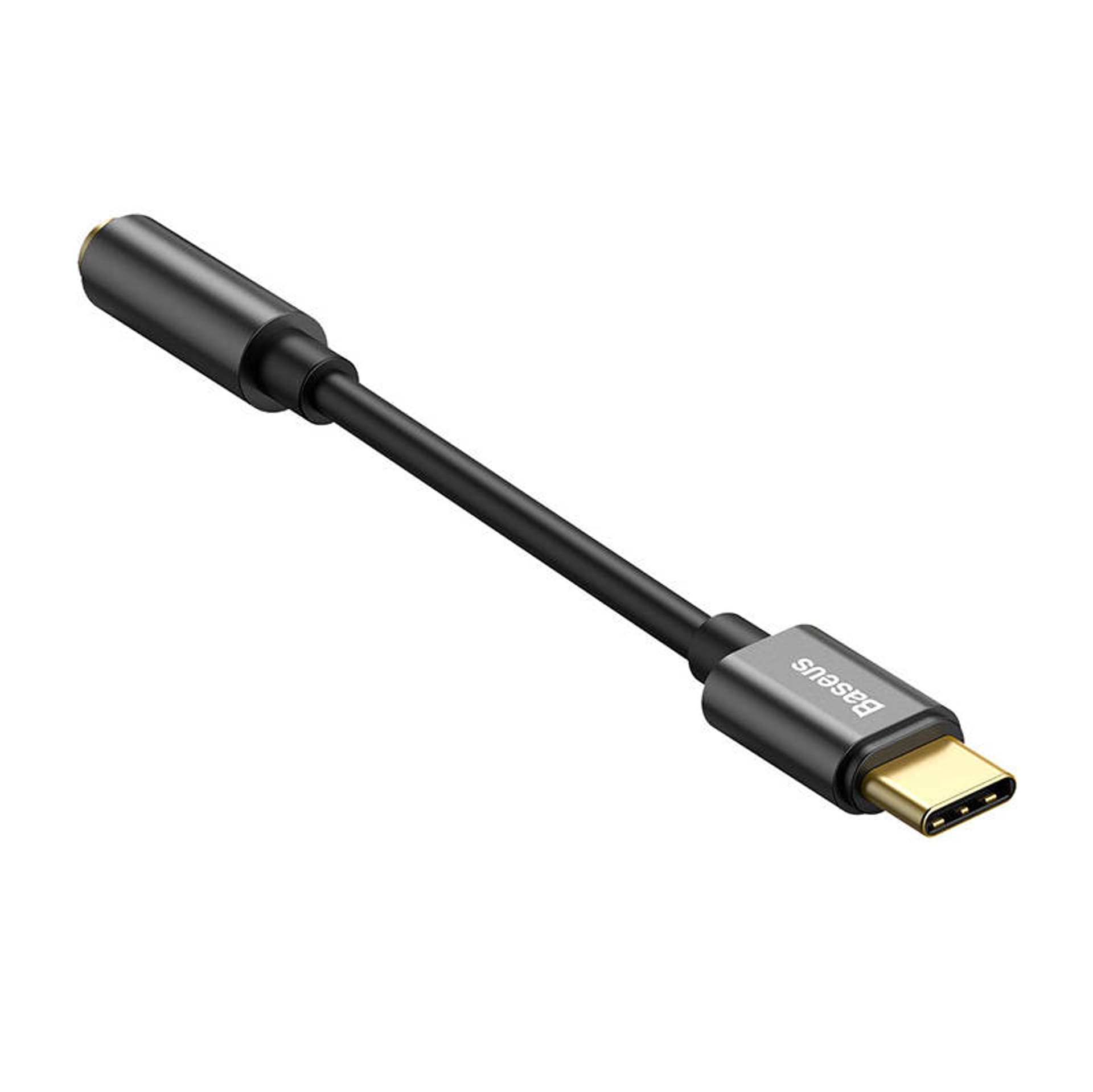 

Adapter audio Baseus L54 USB-C + mini jack 3,5mm (czarny)