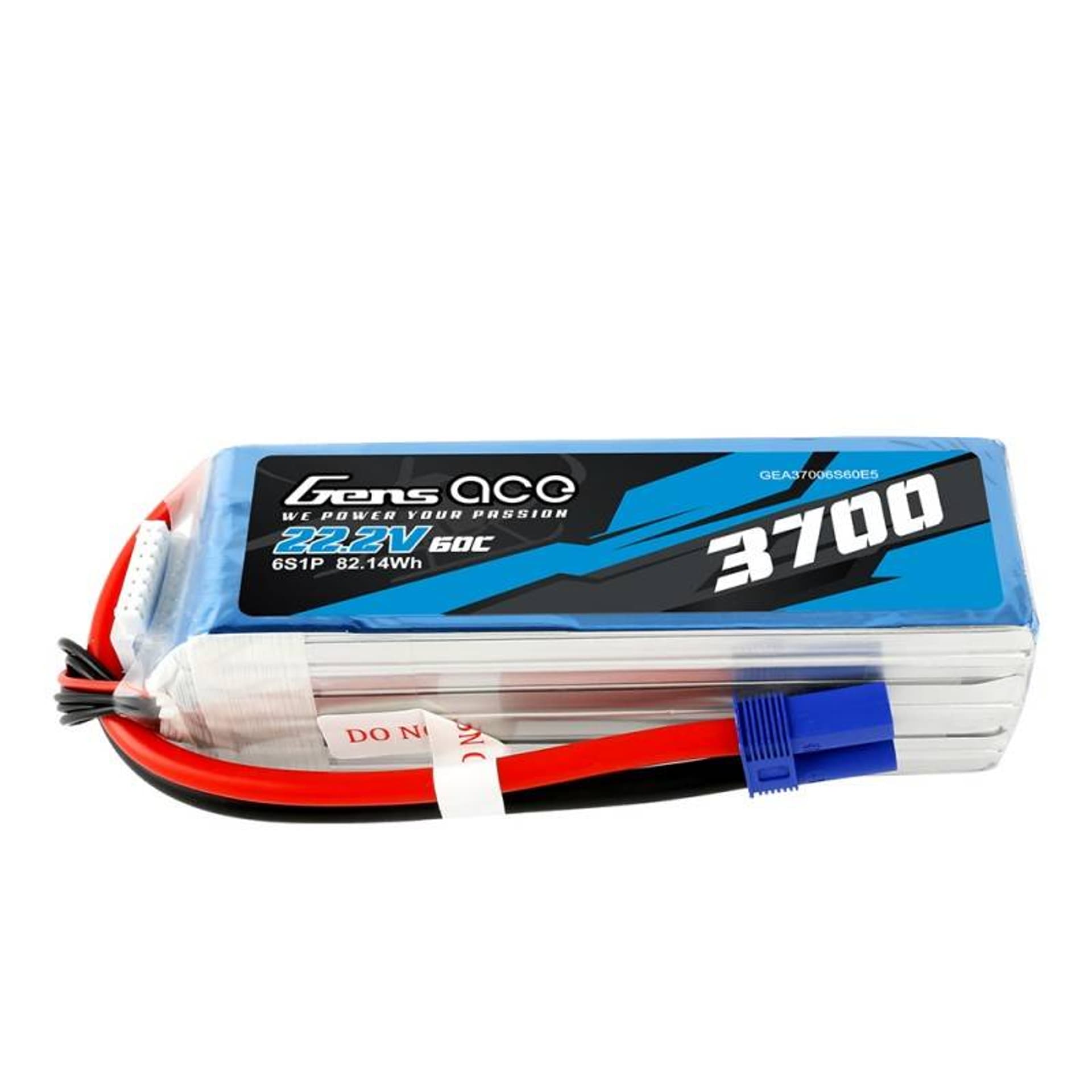 

3700mAh 22.2V 60C Gens Ace EC5