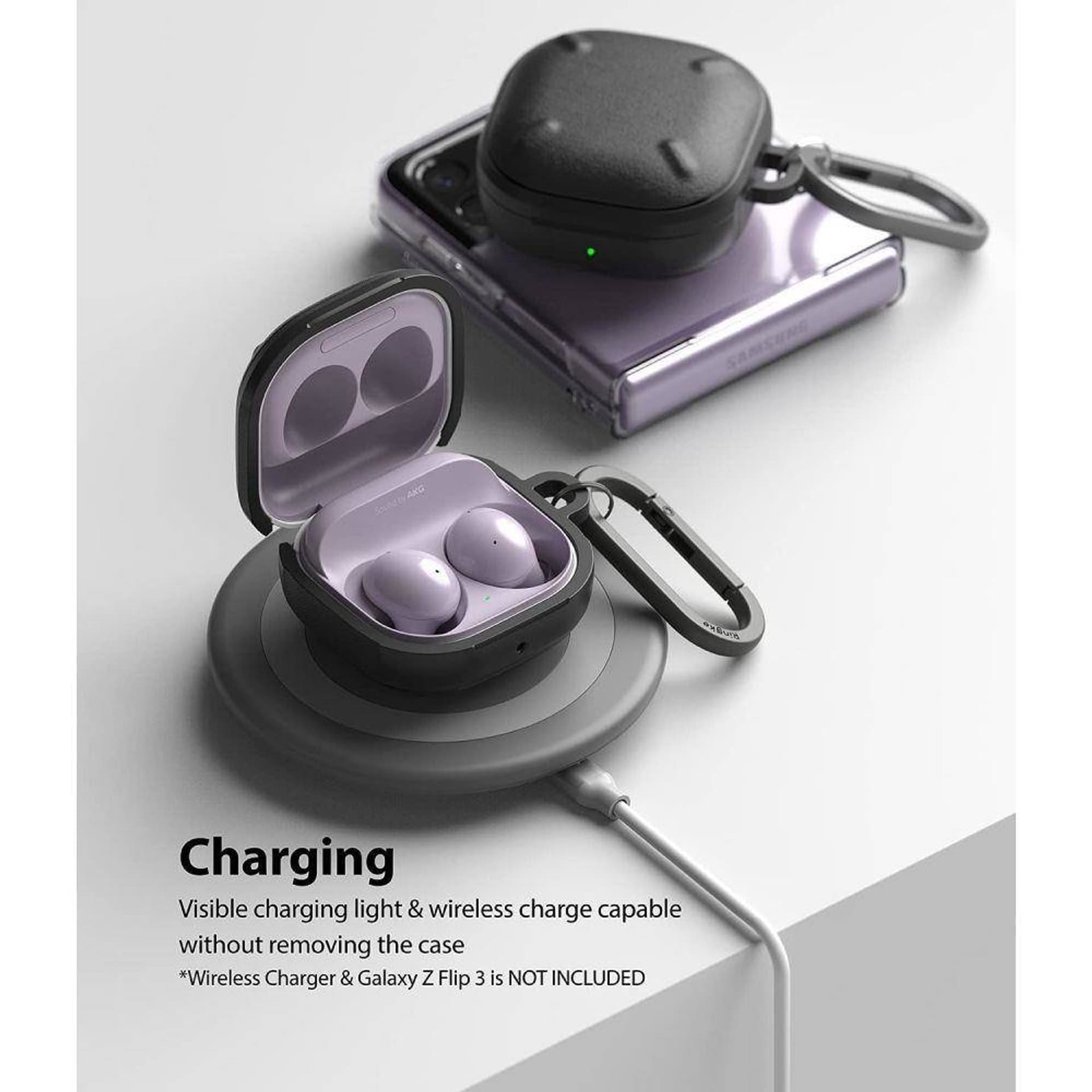 

Etui GALAXY BUDS 2 PRO / 2 / LIVE / PRO Ringke Onyx czarne