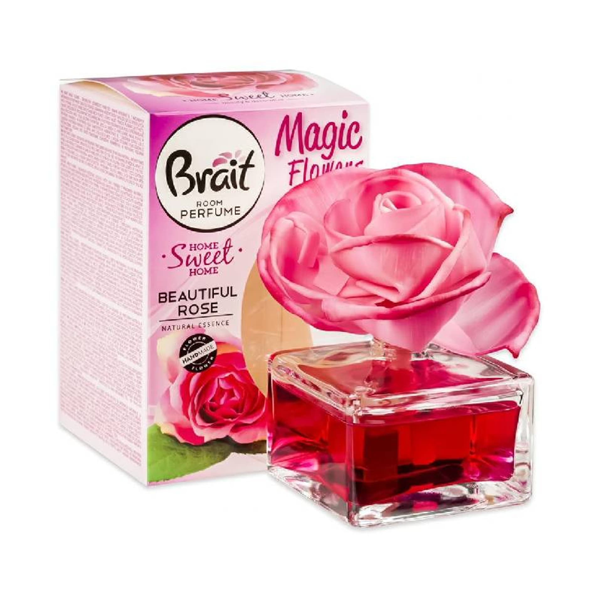

Brait Magic Flower Dekoracyjny Odświeżacz powietrza Beautiful Rose 75ml