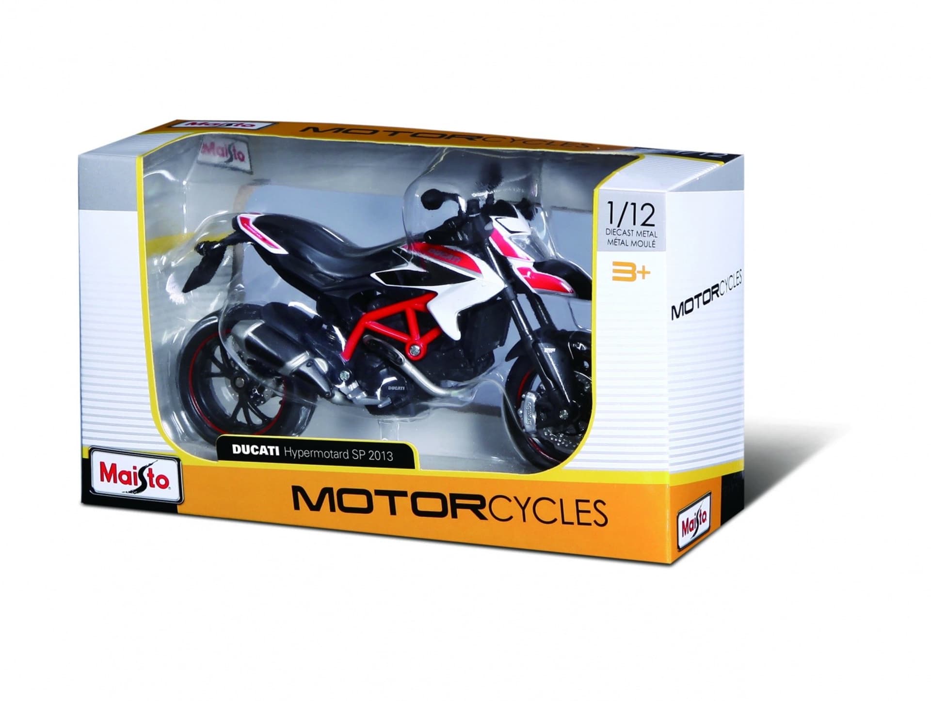 

Model metalowy motocykl Ducati Hypermotard SP 2013 1/12