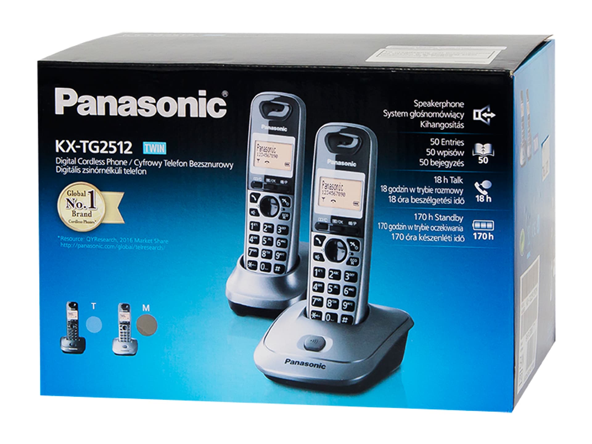 

Telefon bezprzewo.PANASONIC KX-TG2512PDM