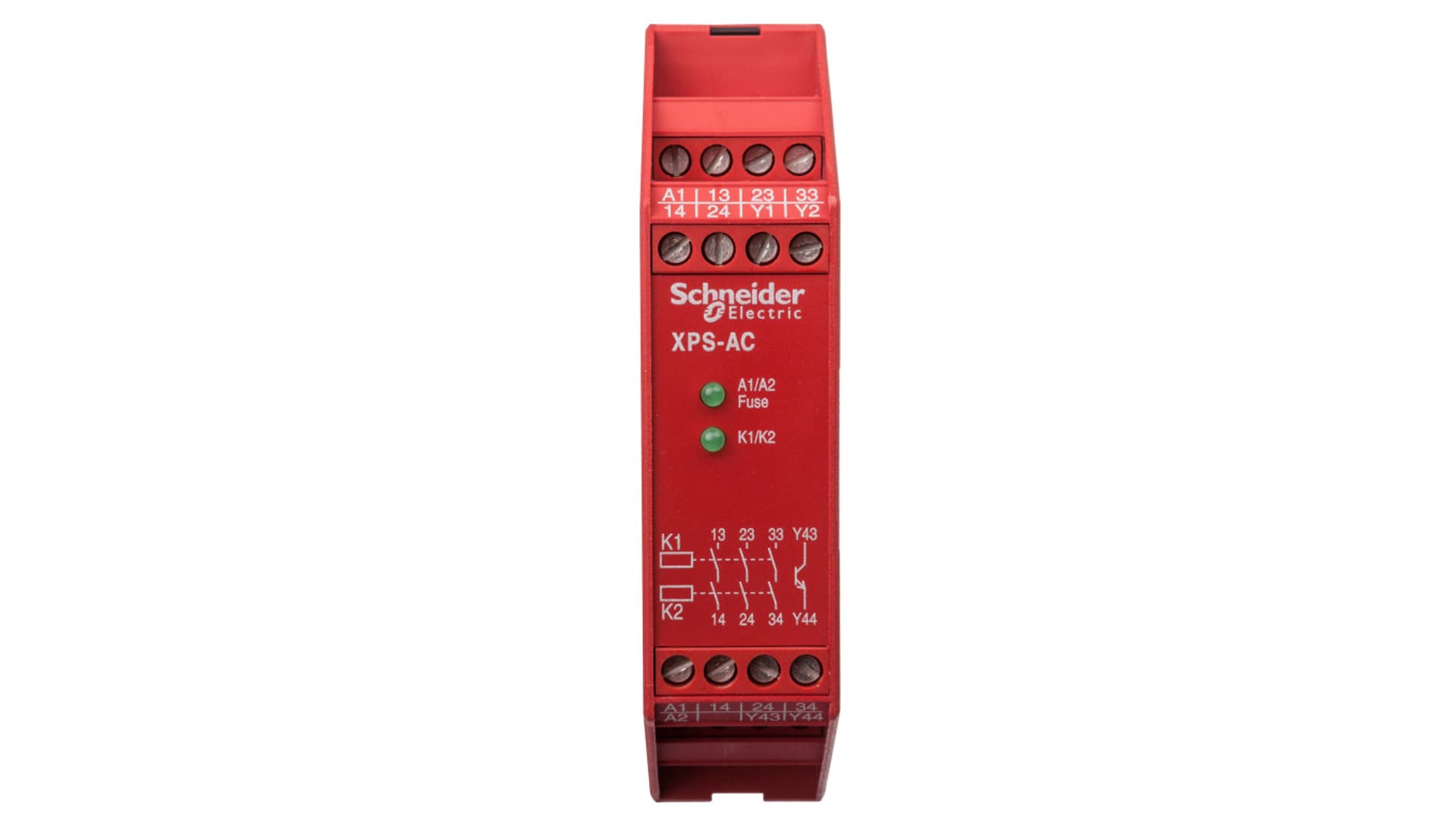 

Przekaźnik bezpieczeństwa do wyłącznika awaryjnego i cięgnowego 3Z 1 tranzystorowe 24V AC/DC PREVENTA XPSAC5121