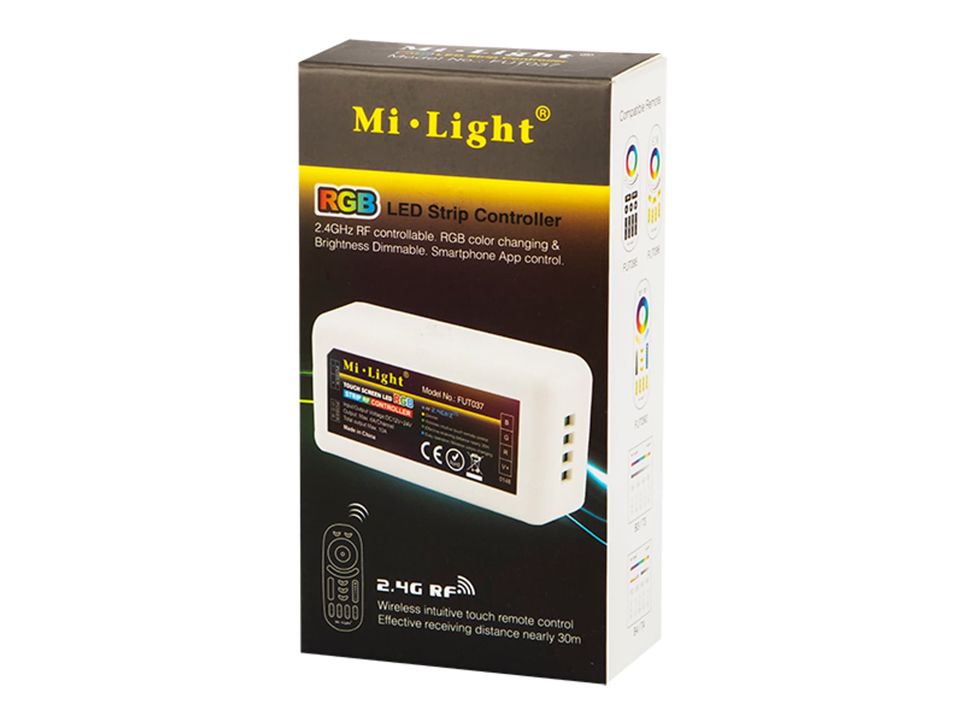 

Odbiornik ster. LED RGB RF 144W 4-zone
