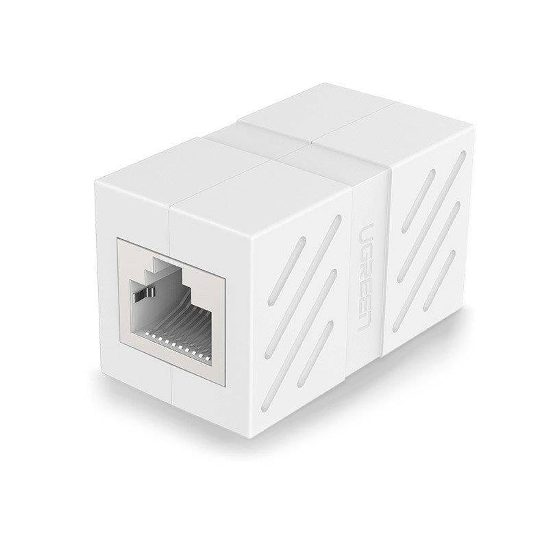 

Złączka, przedłużka sieciowa RJ45 UGREEN NW114 Ethernet, 8P/8C, Cat.7, UTP (biała)