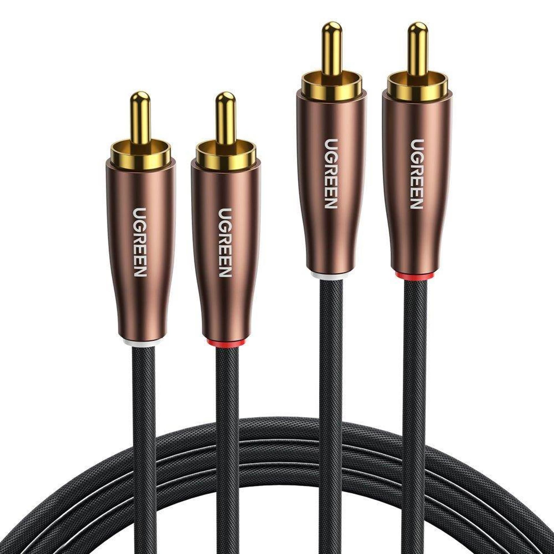 

UGREEN AV199 Kabel przedłużający 2x RCA (Cinch) do 2x RCA (Cinch), 3m, Cinch)/3