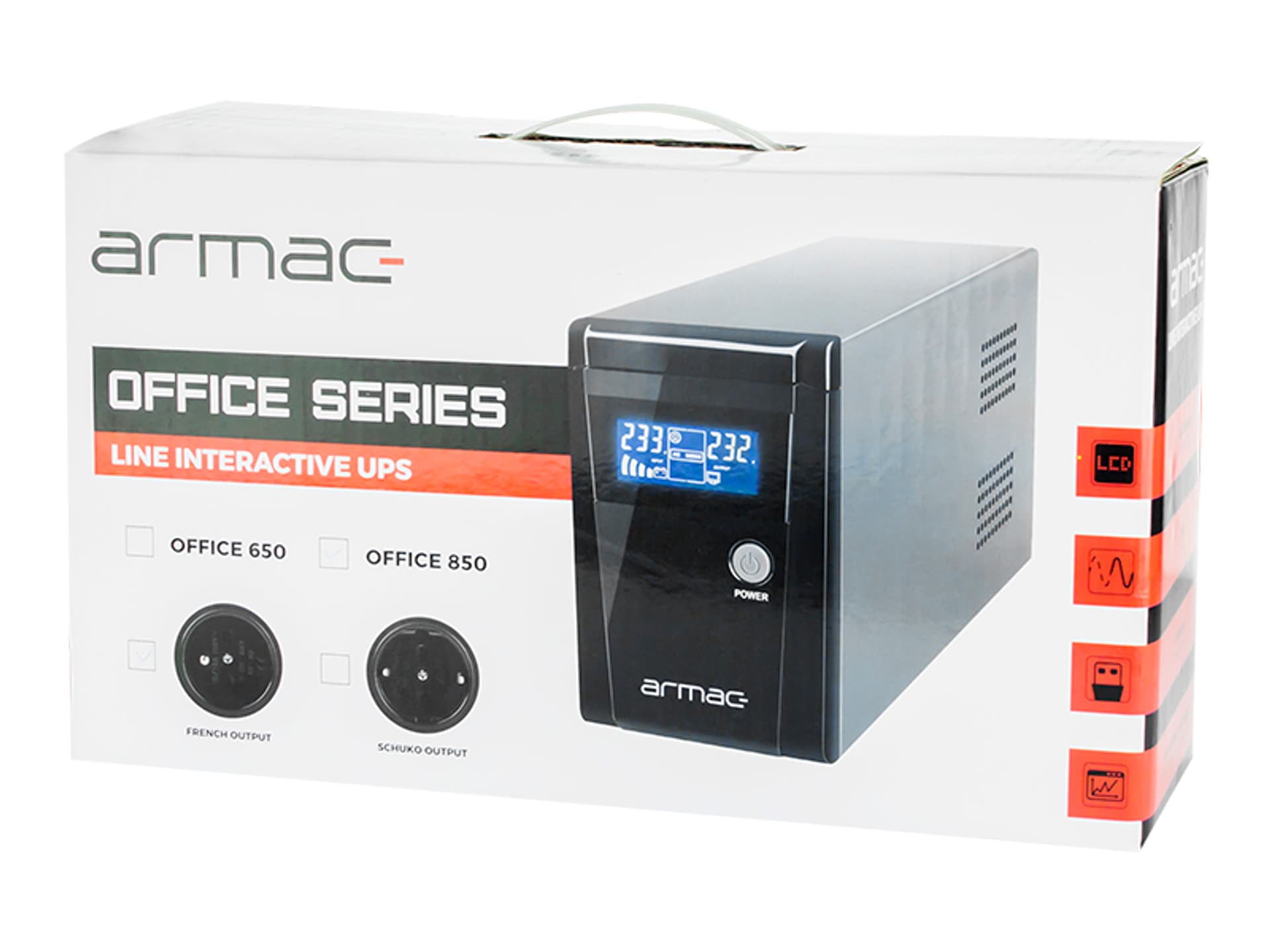 

Zasilanie awaryjne UPS ARMAC 850VA SINUS (1PH)