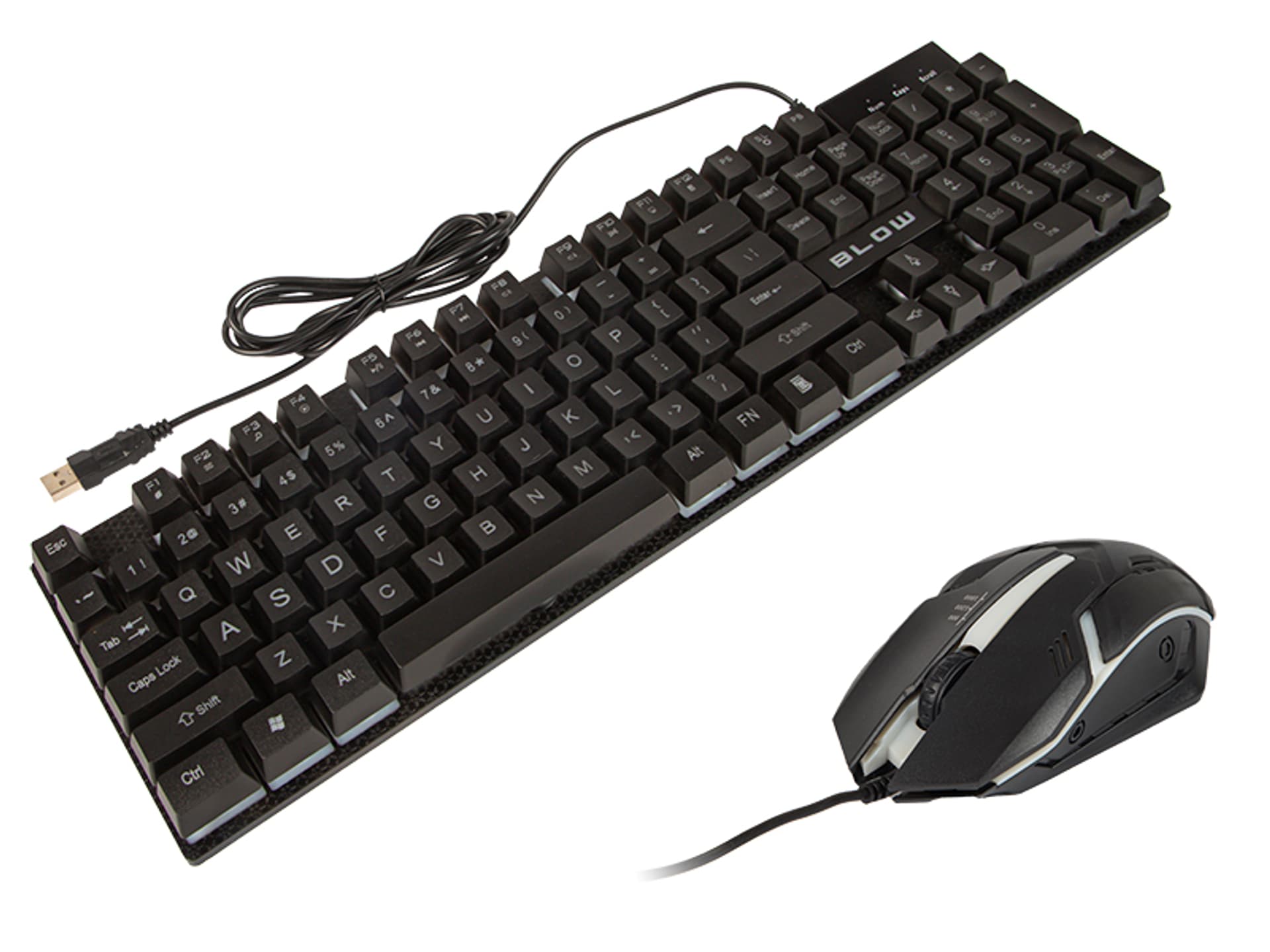 

84-219# Klawiatura+mysz blow z podśw.led trigger