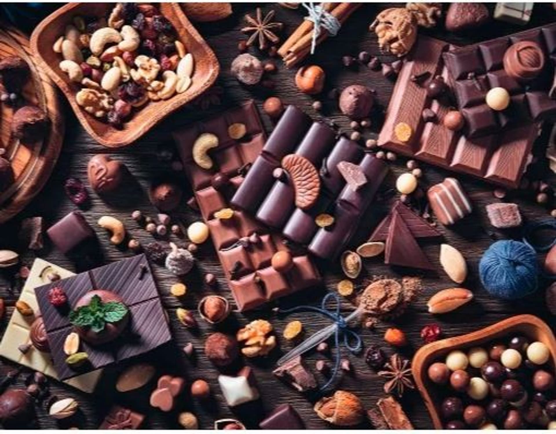 

Puzzle 2D 2000 elementów Czekoladowy Raj