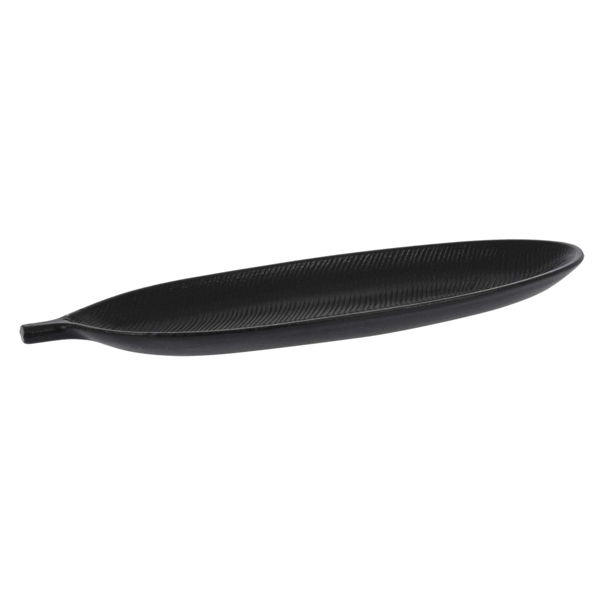 

Patera liść czarna 40x15 cm