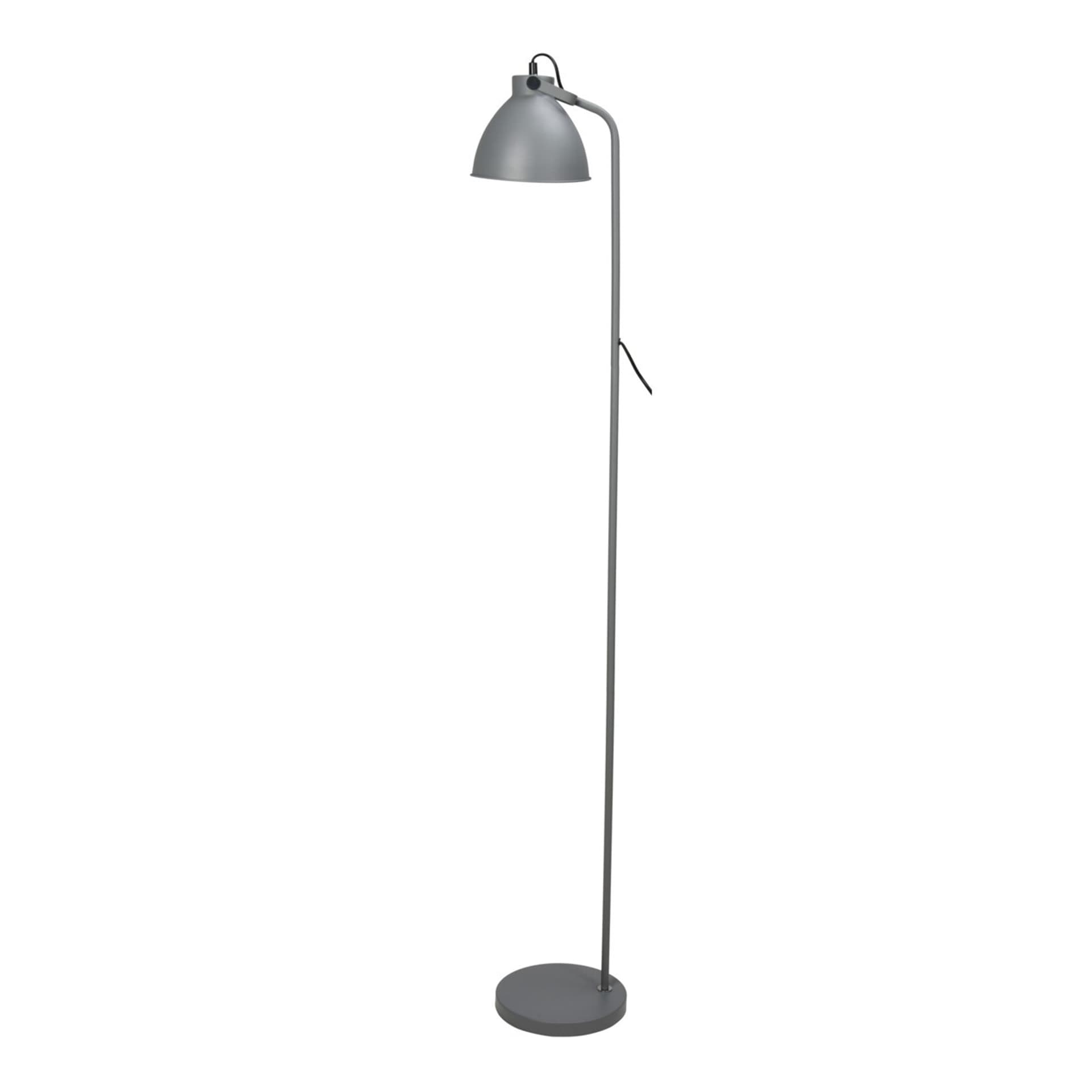 

Lampa podłogowa szara 155 cm