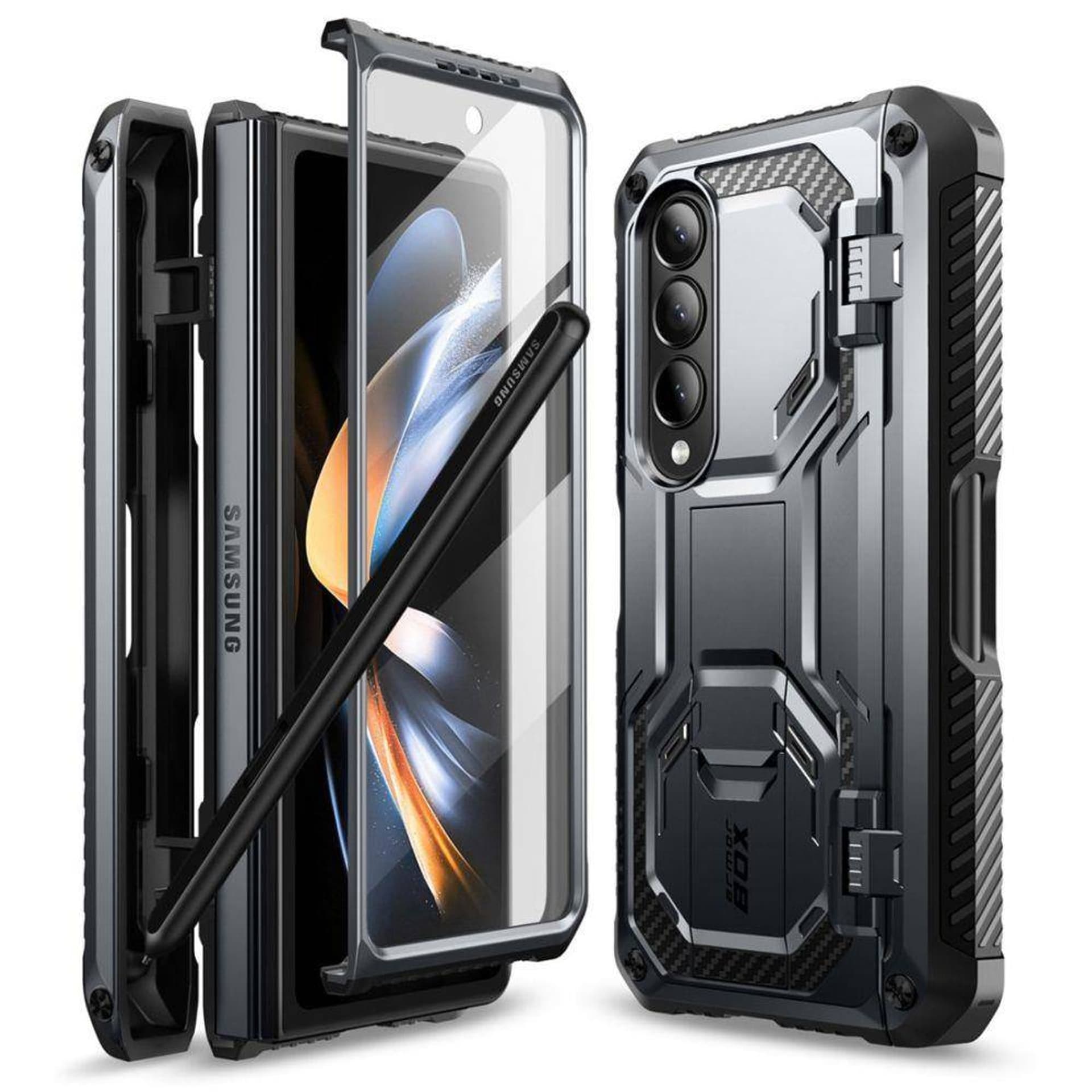 

Etui GALAXY Z FOLD 4 Supcase IBLSN ArmorBox czarne