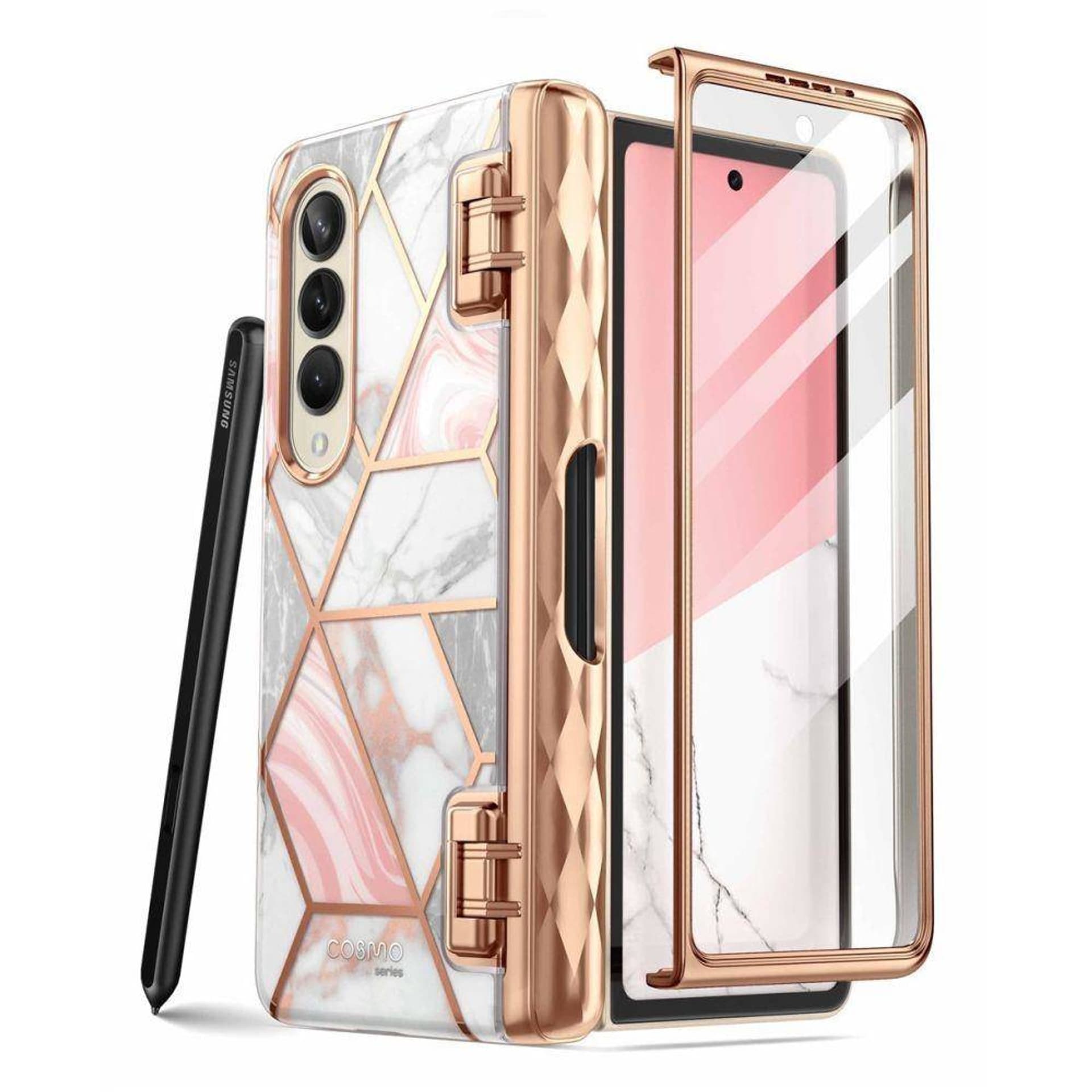 

Etui GALAXY Z FOLD 4 Supcase Cosmo Pen Marble