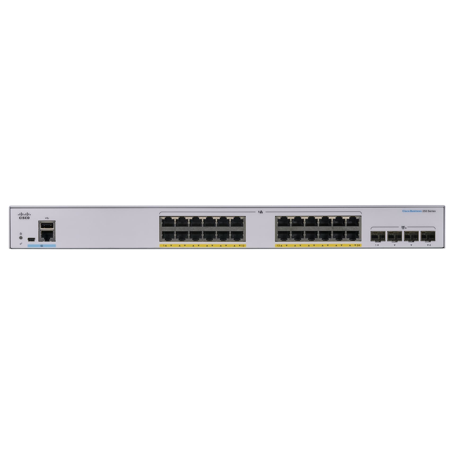 

CISCO CBS250-24FP-4X 24-PORT 10/100/1000 POE SWITCH, 4X SFP+, 370W