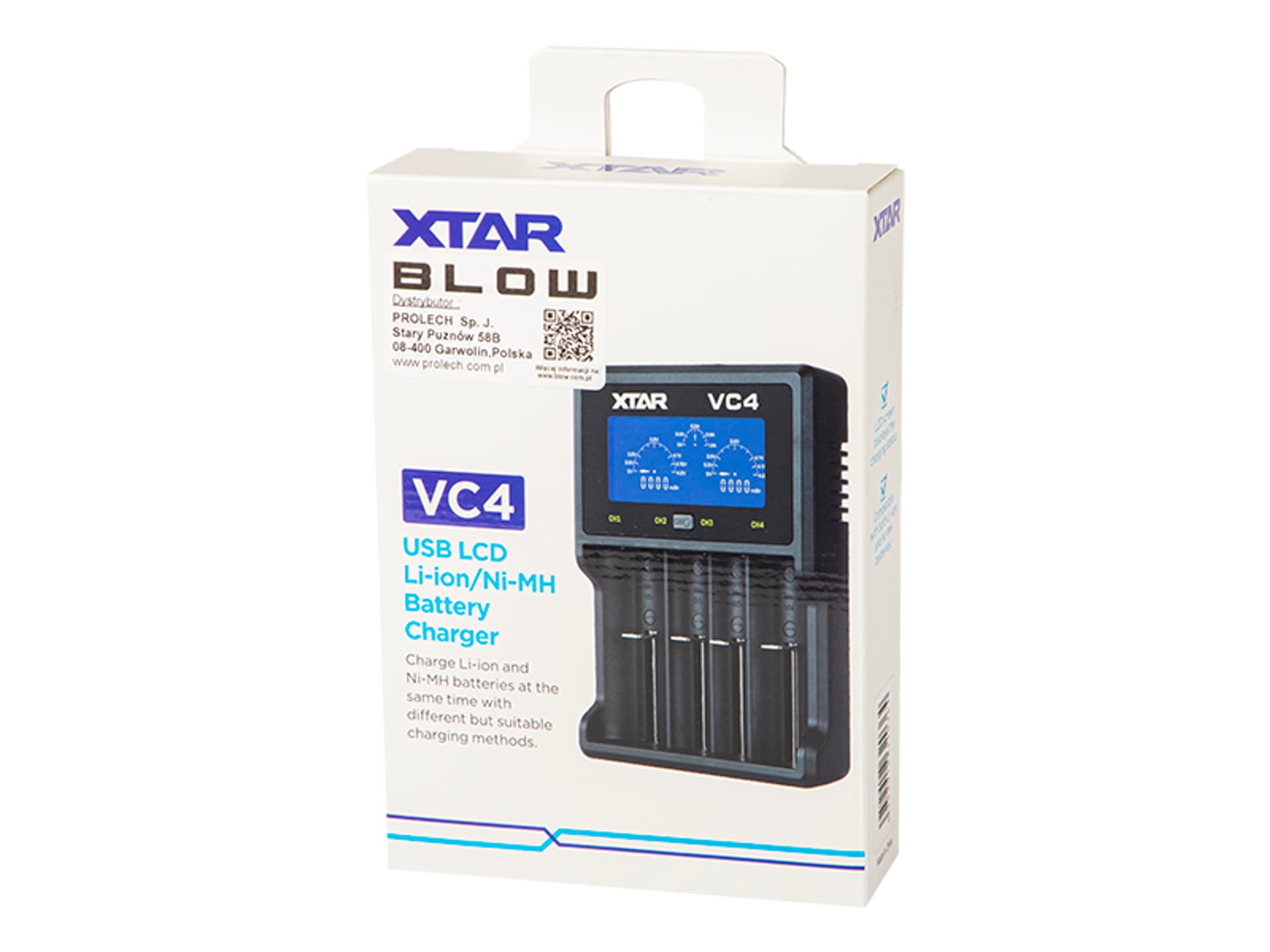 

Ładowarka XTAR VC4 do akumulator 18650