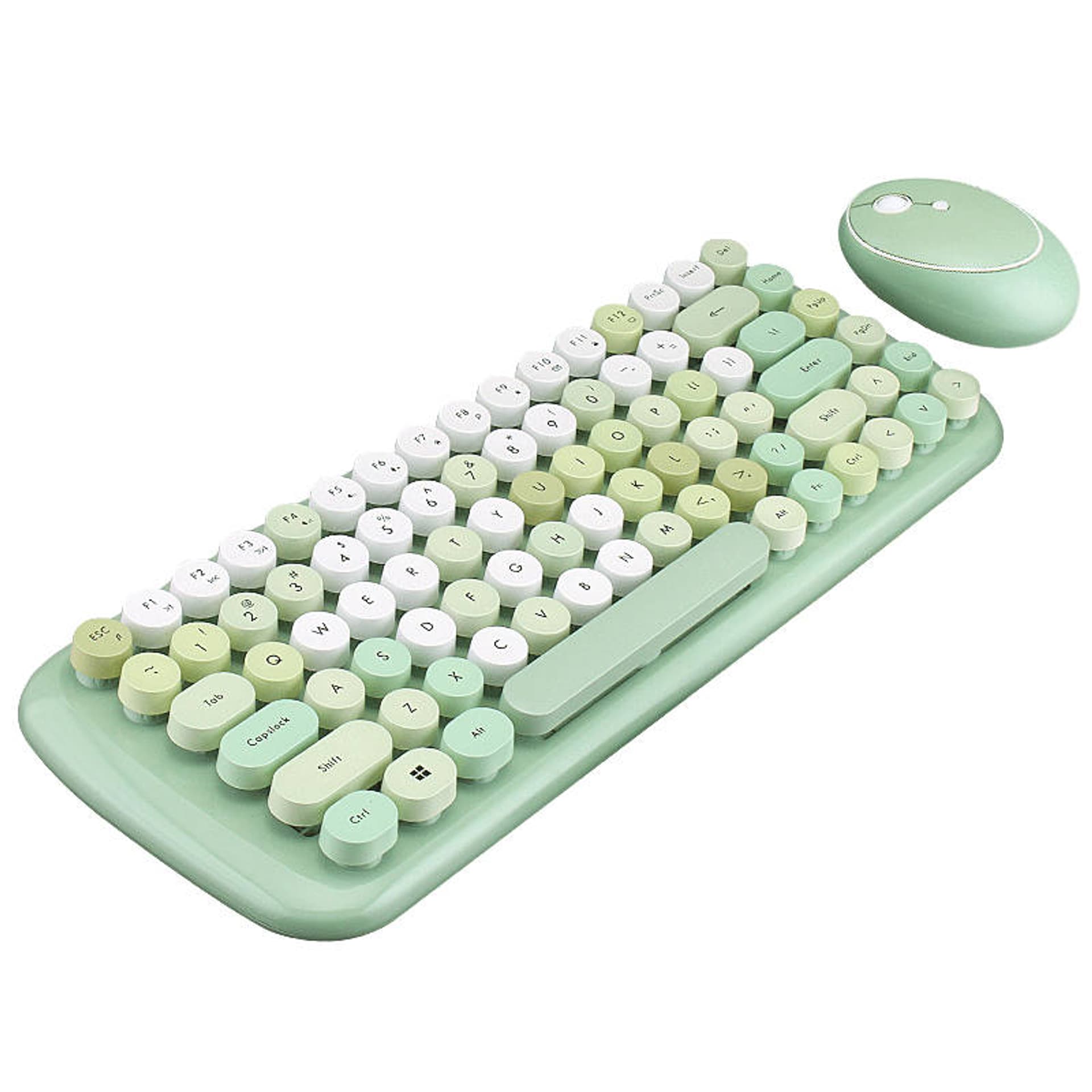 

Bezprzewodowy zestaw klawiatura + myszka MOFII Candy 2.4G (zielony)