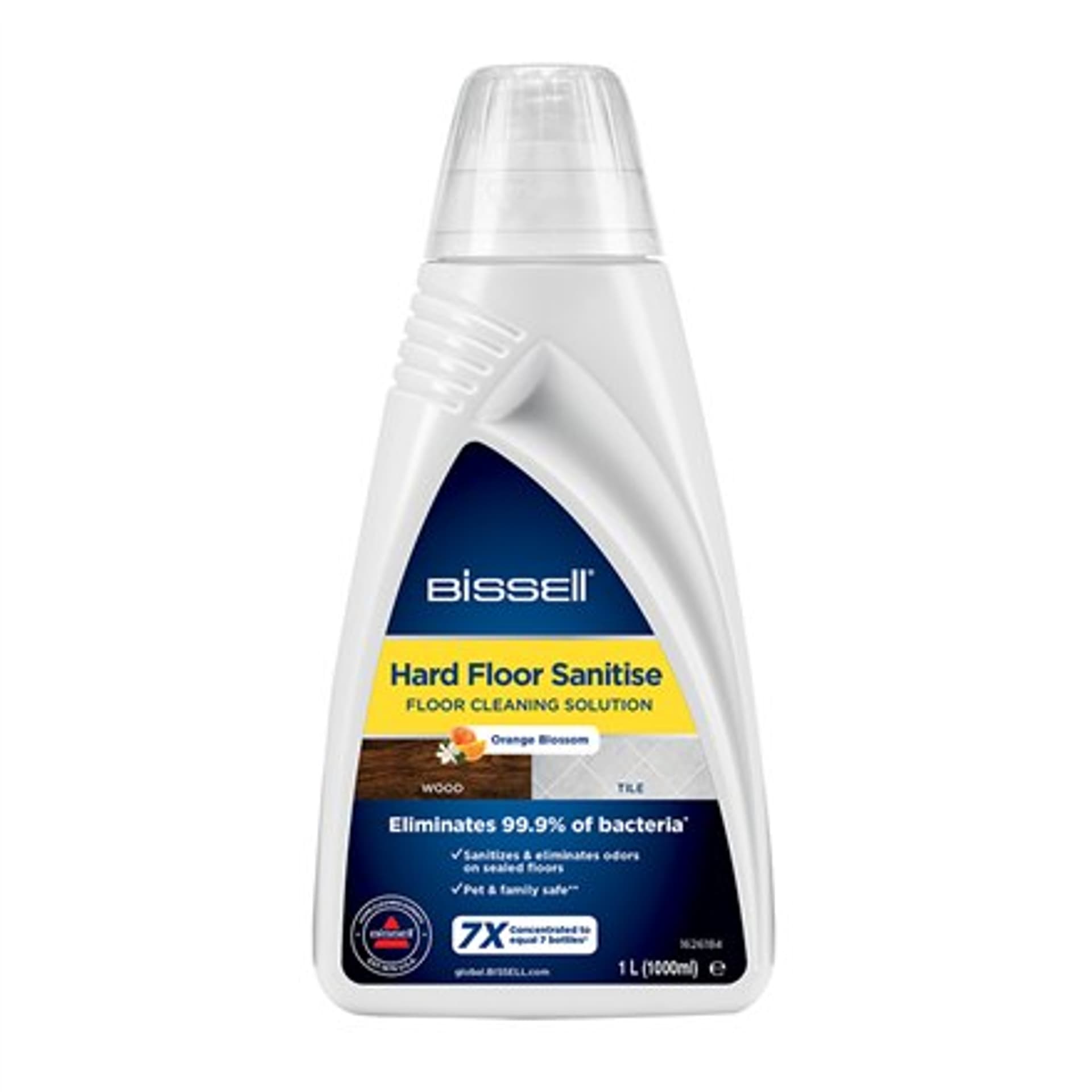 

Bissell Hard Floor Sanitise, Floor Cleaning Solution, Orange Blossom for CrossWave, SpinWave&HydroWave, 1000 ml