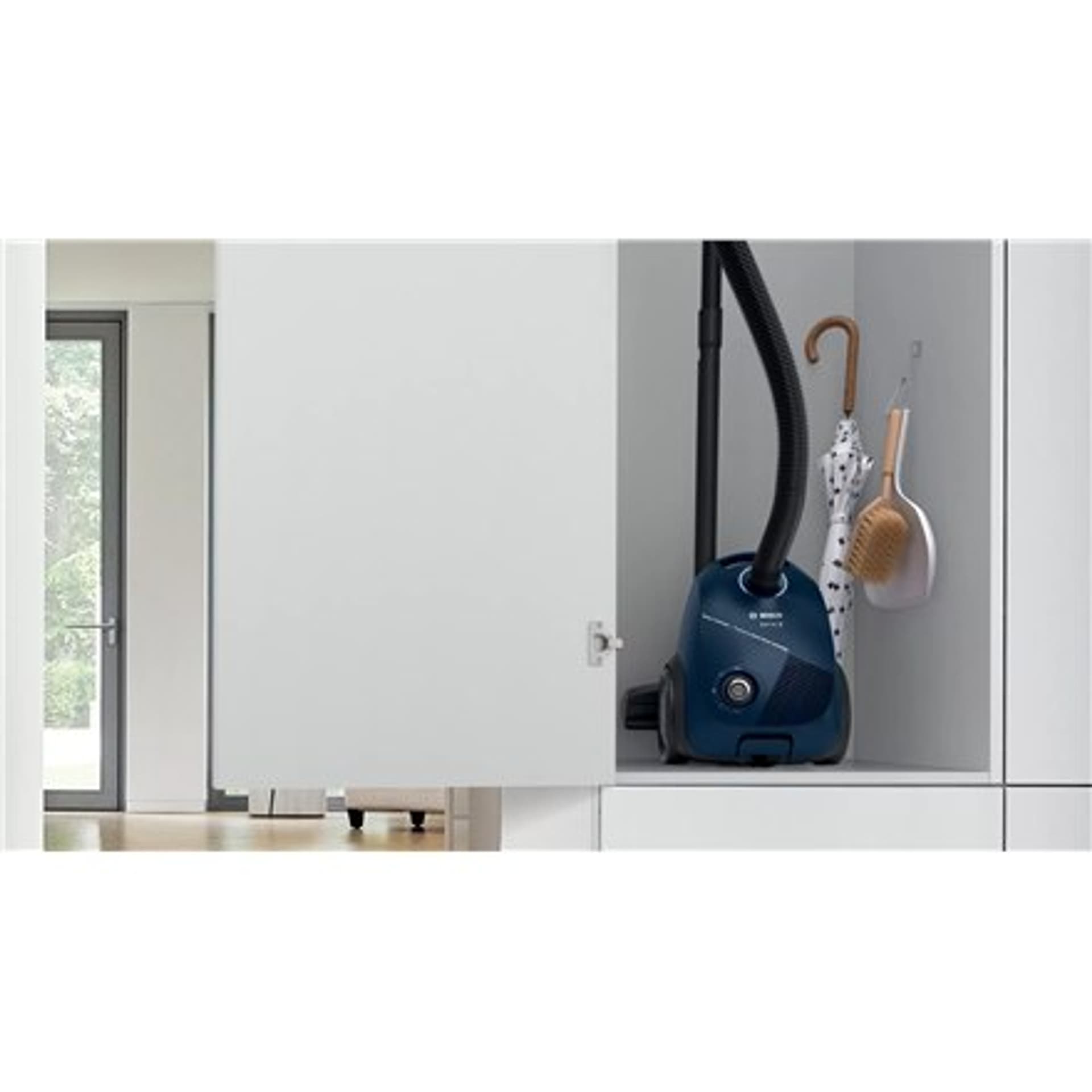

Bosch Odkurzacz BGBS2BU1T workowy, moc 850 W, pojemność kurzu 3,5 L, niebieski, Made in Germany