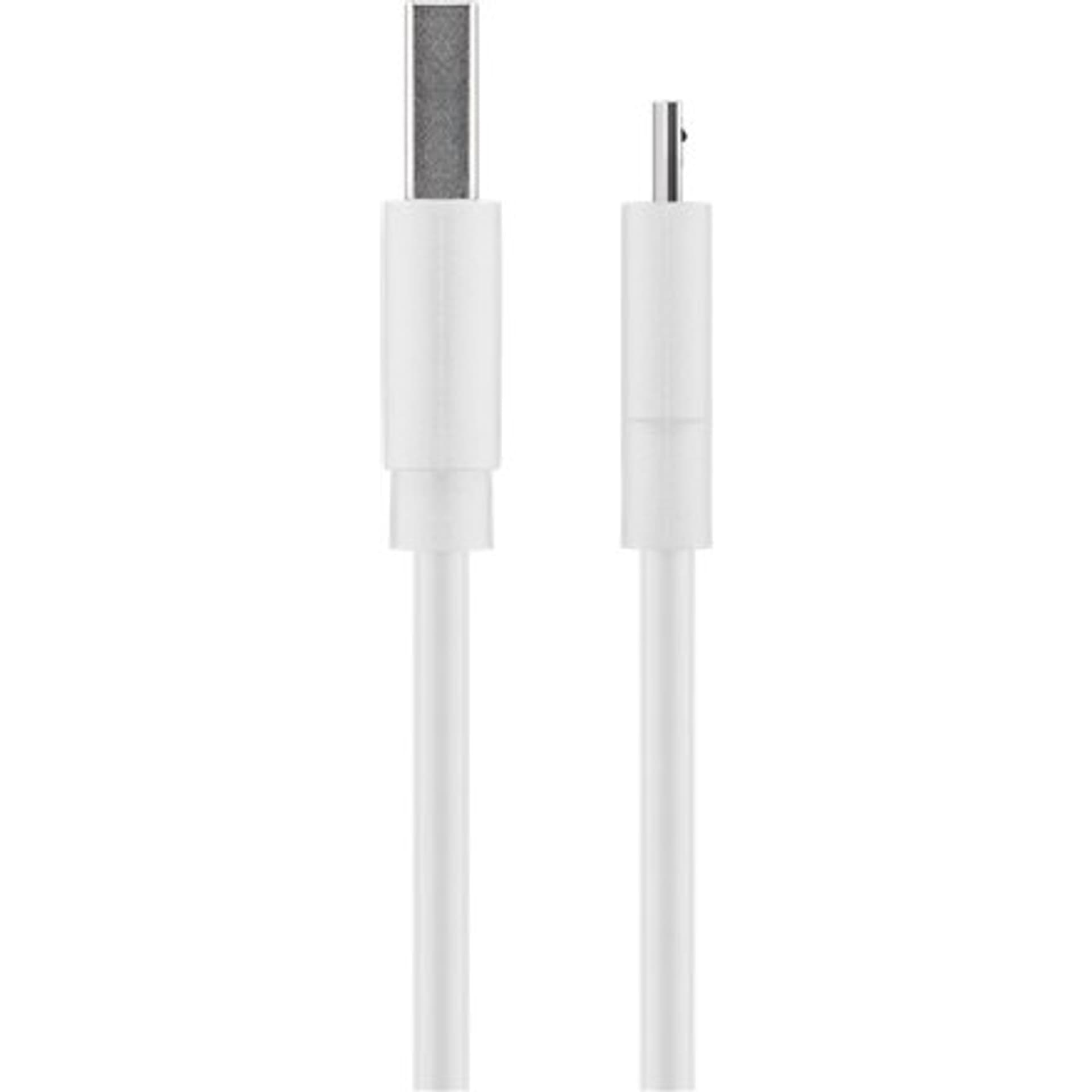 

Goobay Micro USB charging and sync cable 43837 White, USB 2.0 micro male (type B), USB 2.0 male (type A)