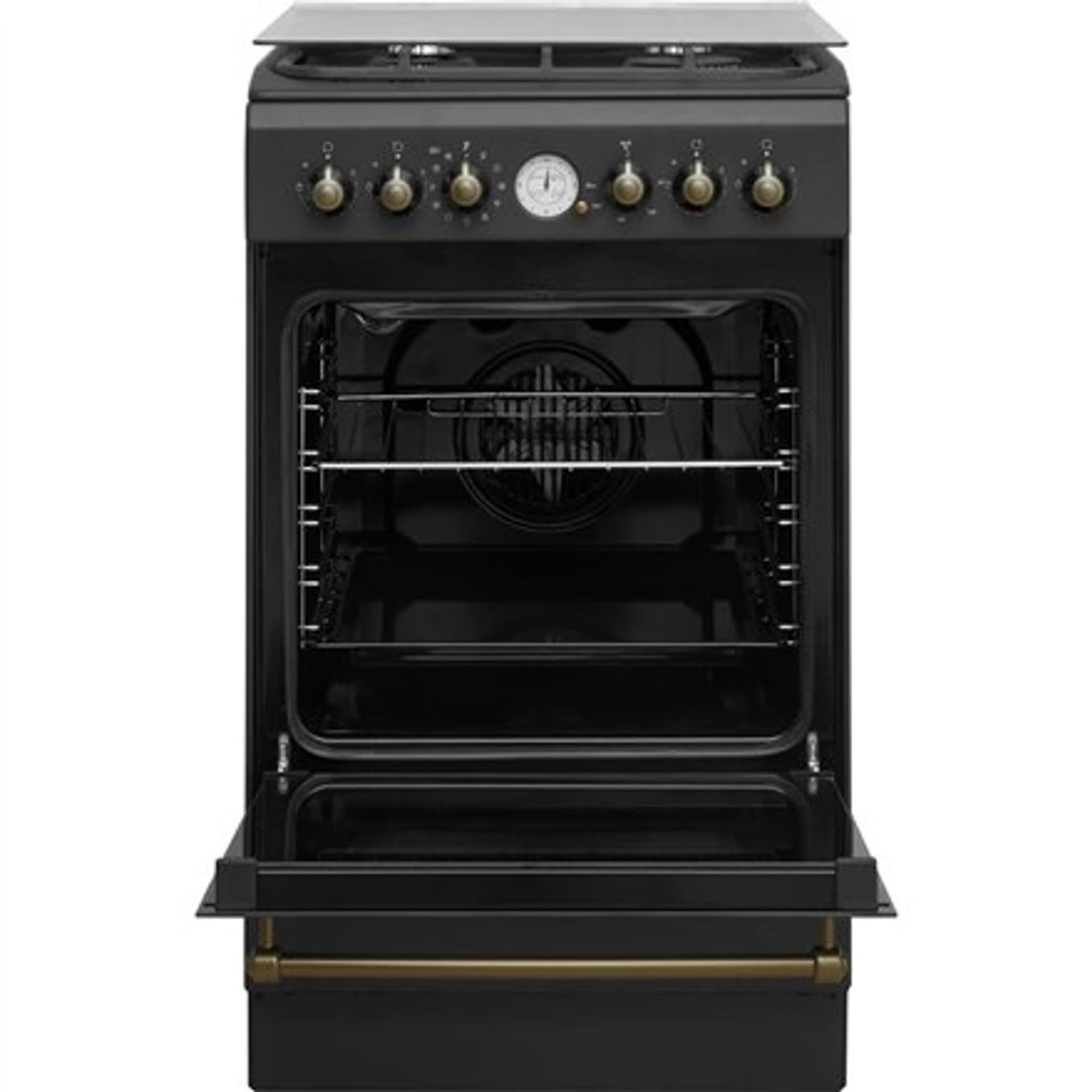 

INDESIT Cooker IS5G8MHA/E Hob type Gas, Oven type Electric, Black, Width 50 cm, Grilling, 60 L, Depth 60 cm